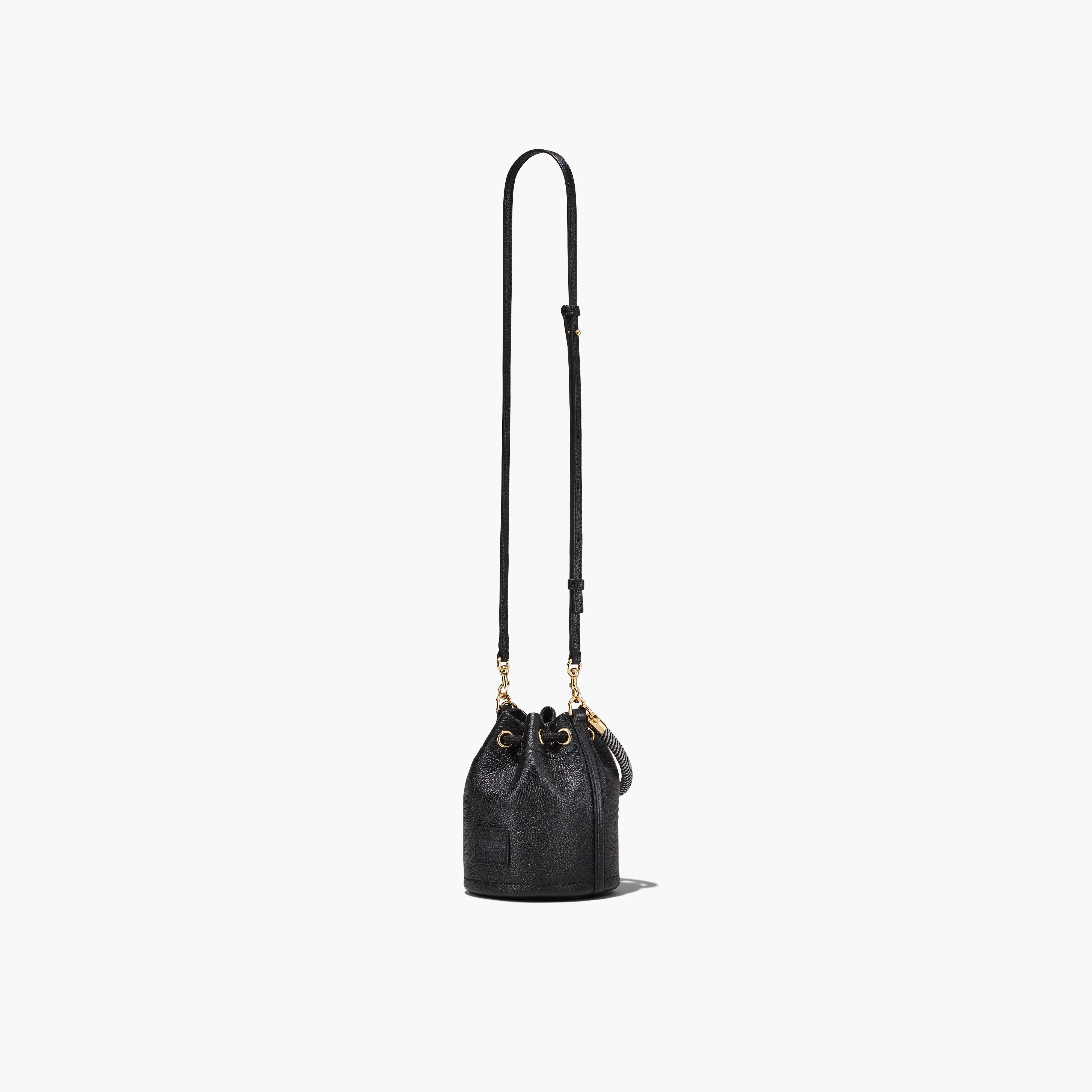 THE LEATHER MICRO BUCKET BAG - 3