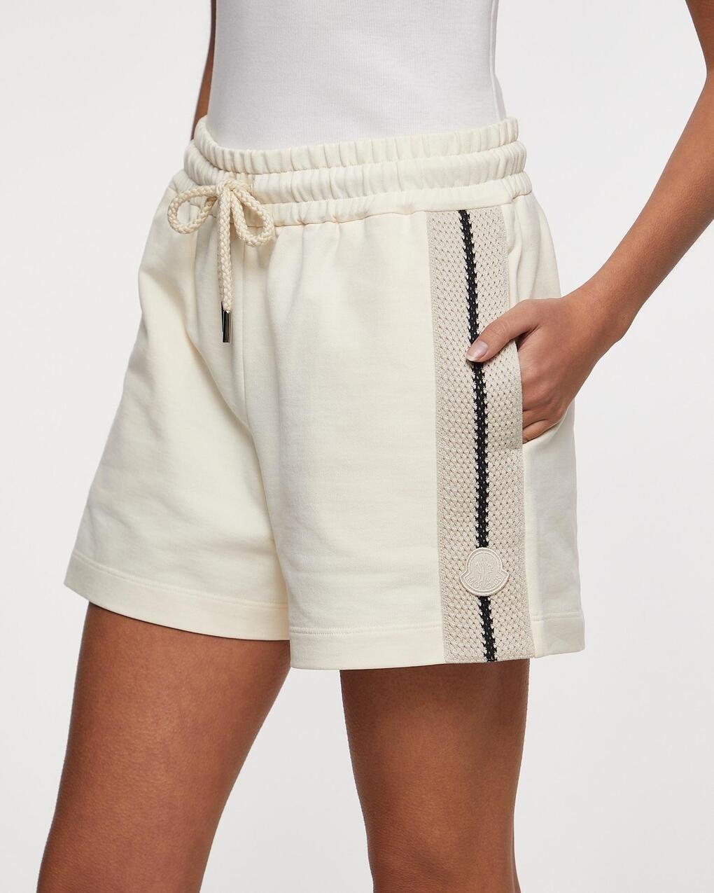 Shorts Crochet Accent Cotton Natural - 5