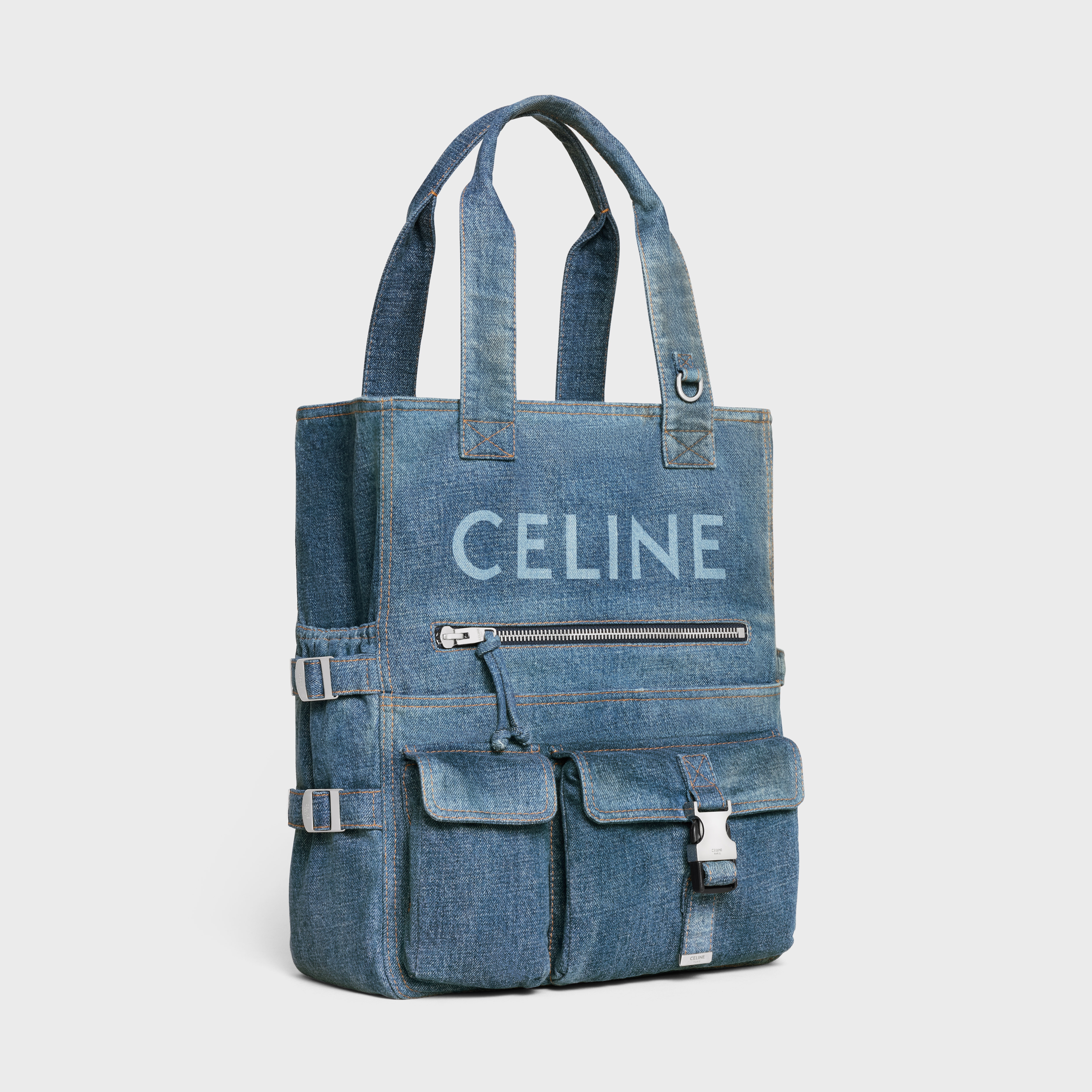 Tote bag in DENIM WITH CELINE - 2