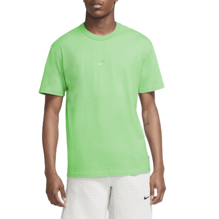 Nike Minimalistic Embroidered Logo Short Sleeve Green DB3194-390 - 3