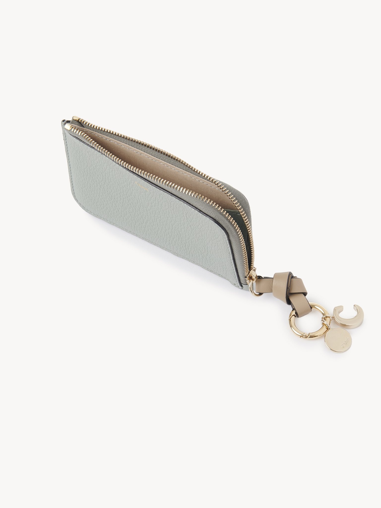 ALPHABET PURSE IN GRAINED LEATHER - 3