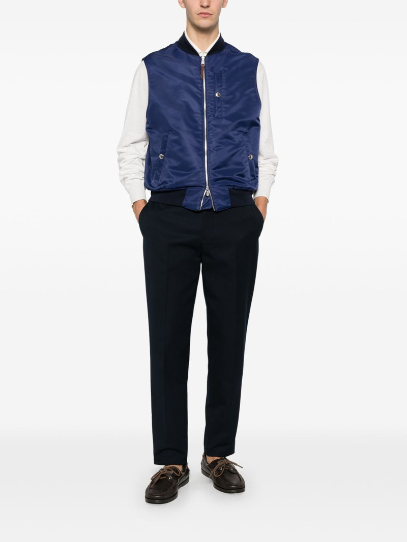 Brunello Cucinelli zip-uppadded gilet outlook