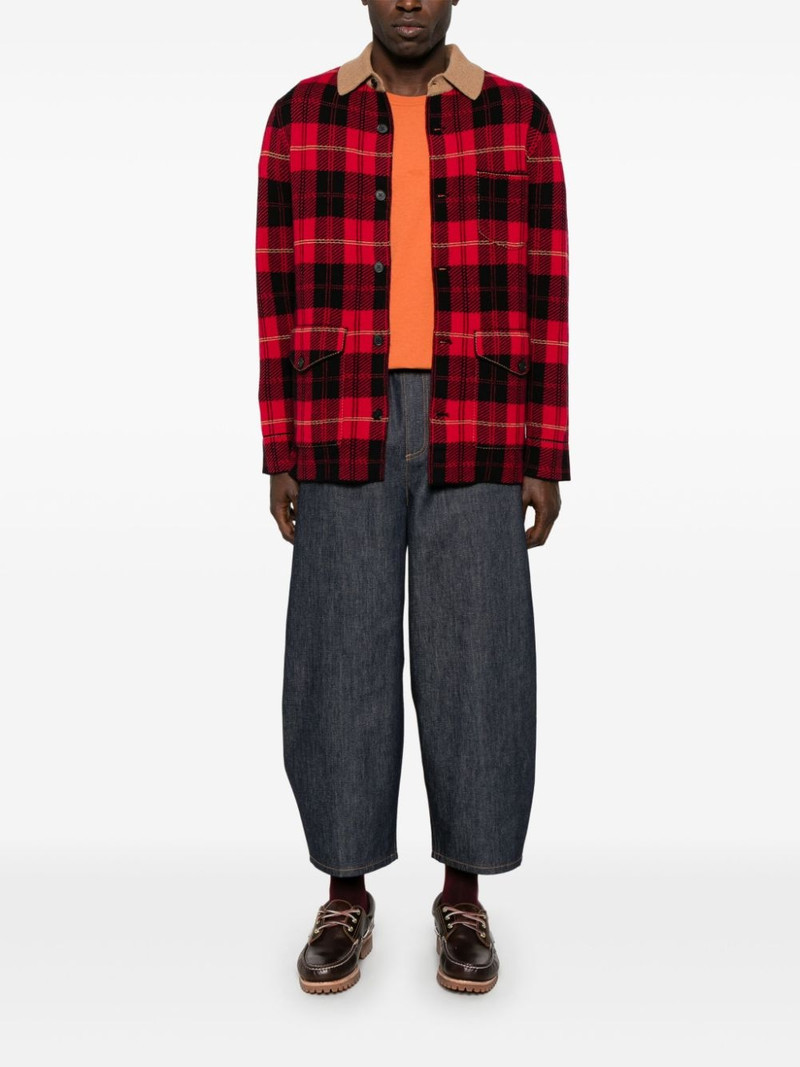 GUEST IN RESIDENCE tartan-check cardigan outlook