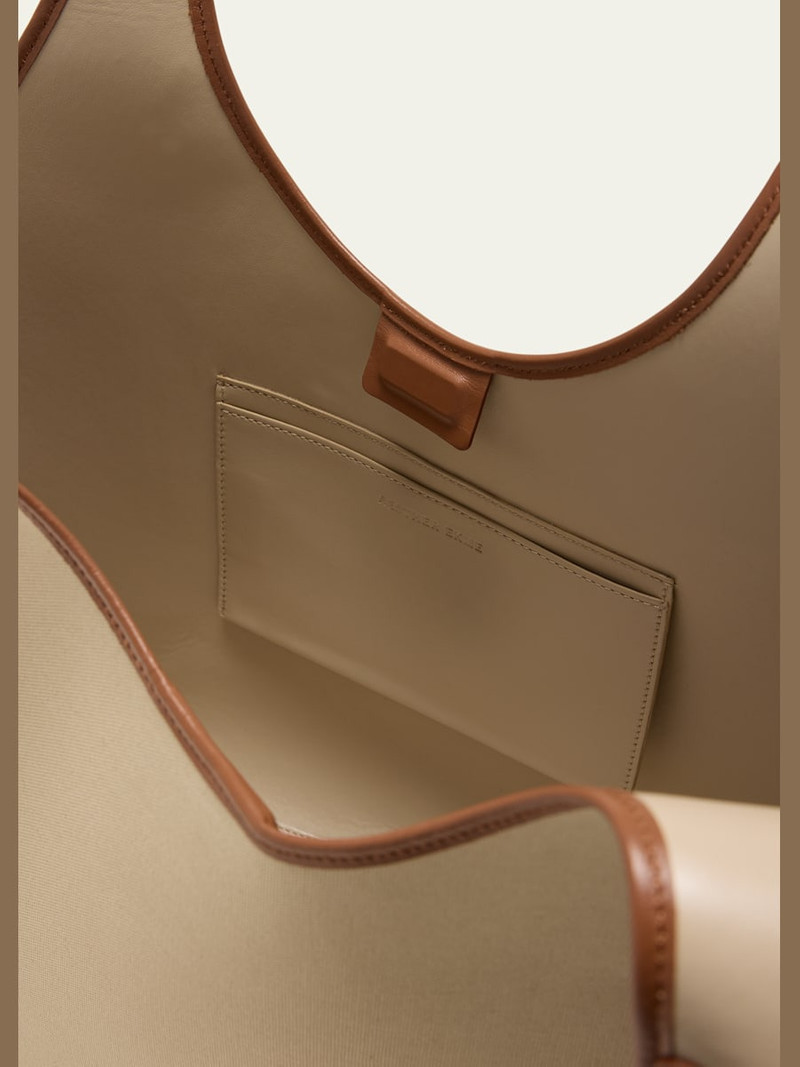 AESTHER EKME Canvas Basket Shoulder Bag outlook