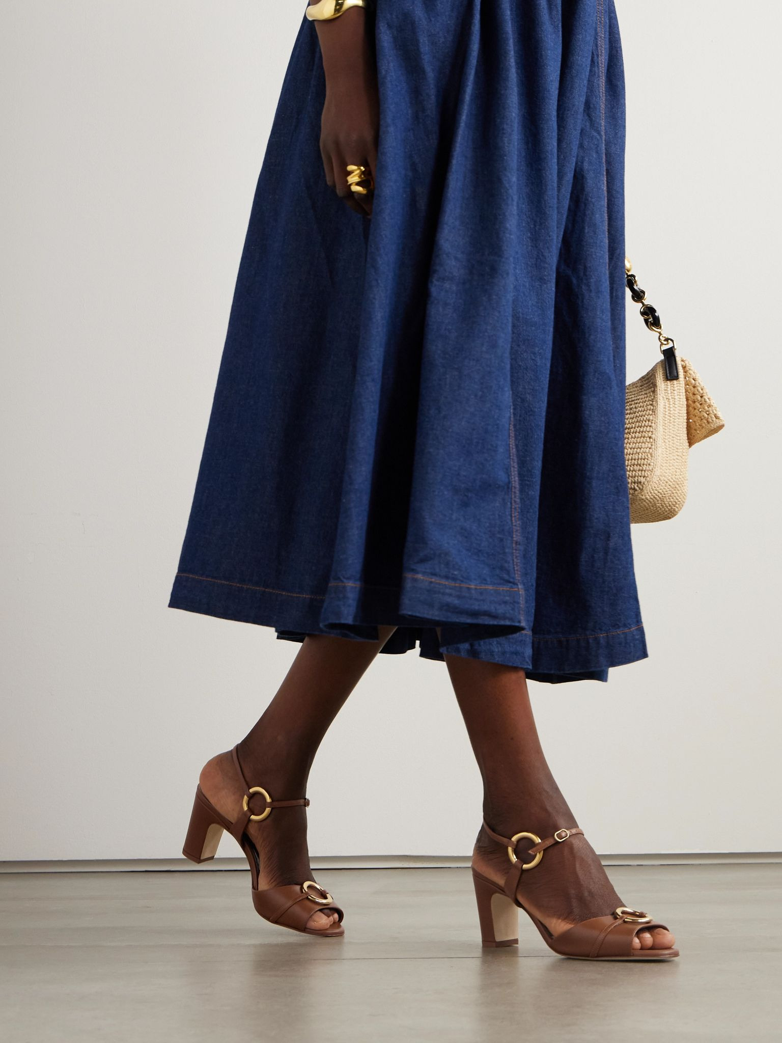 Ileos leather sandals Tan - 2