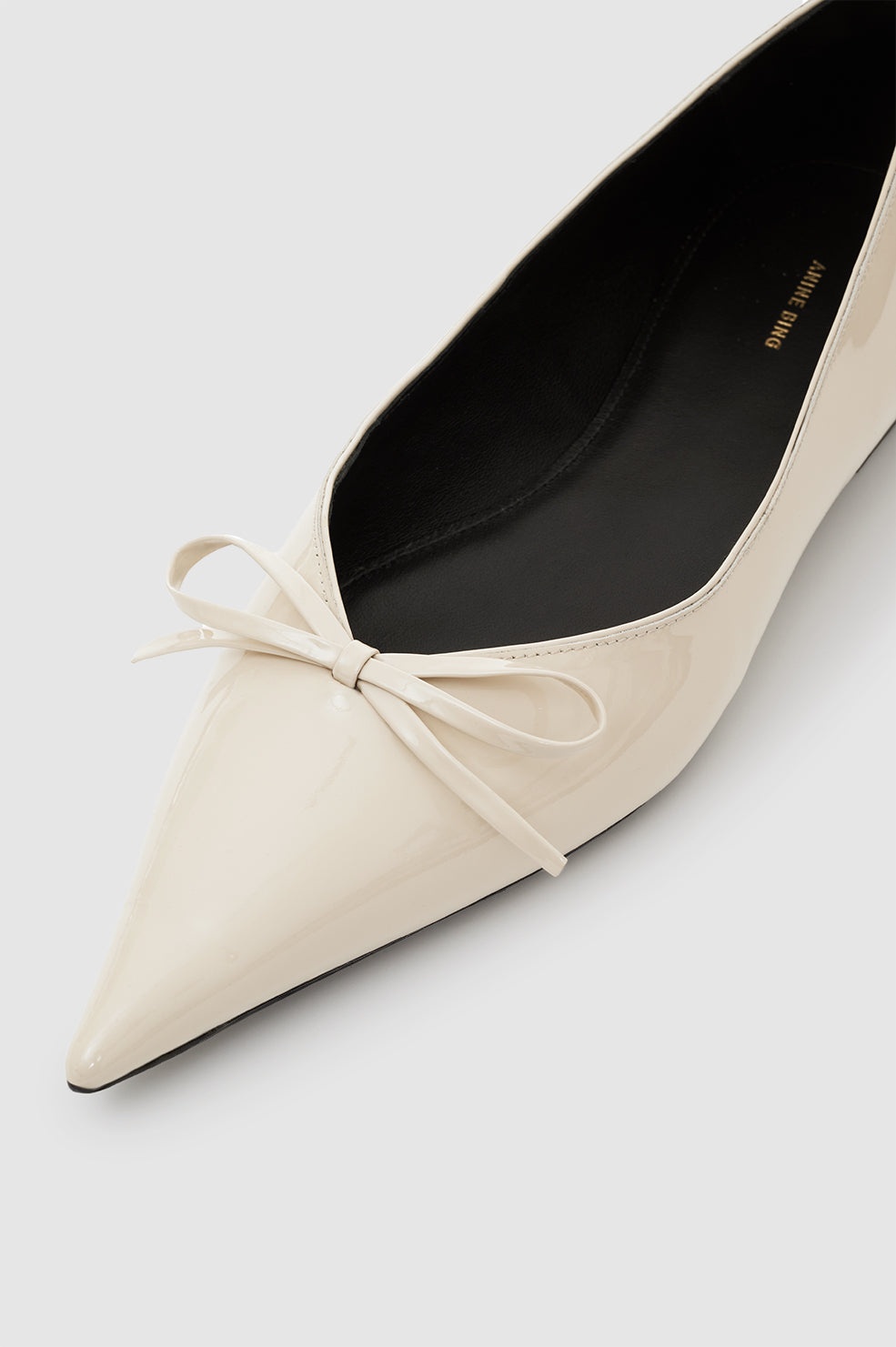 Hilda Flats - Bone Patent - 5