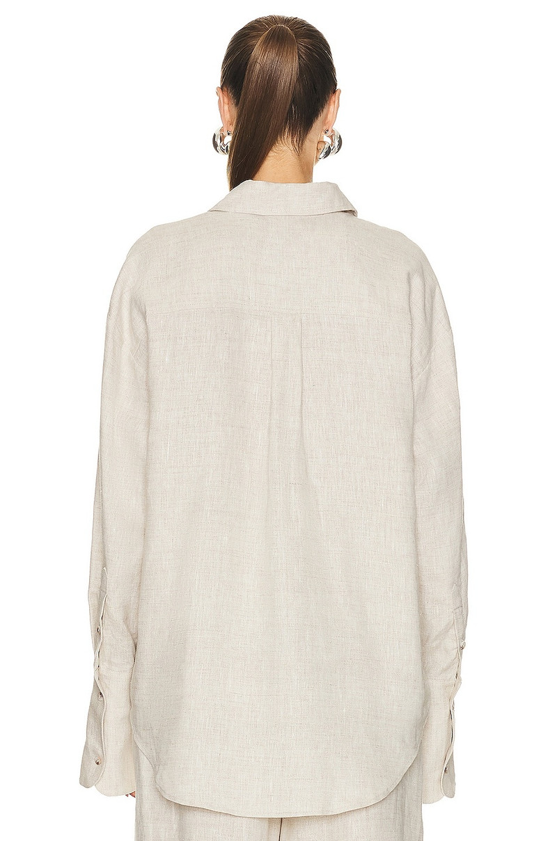 Linen Button Down Shirt 3