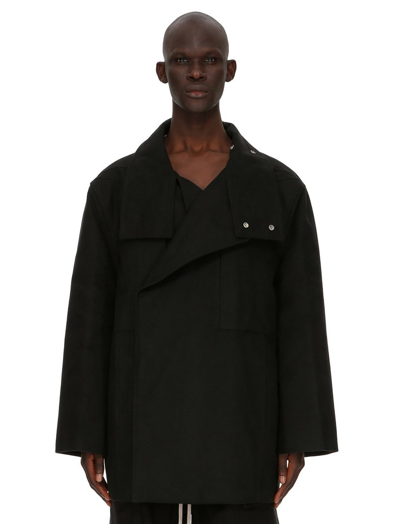 Jumbo funnel-neck down coat 1