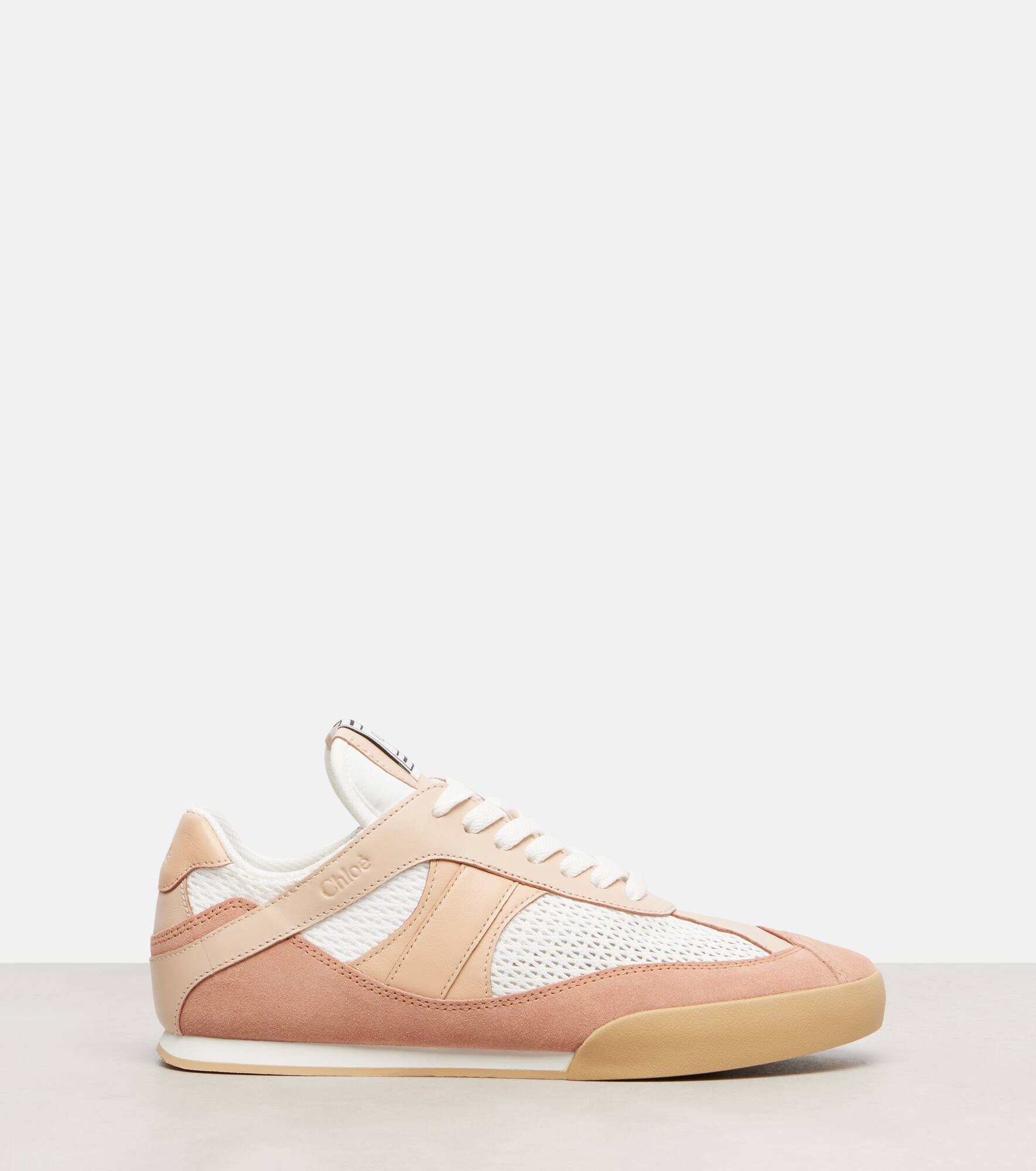Chloé Kick leather-trimmed sneakers - 4