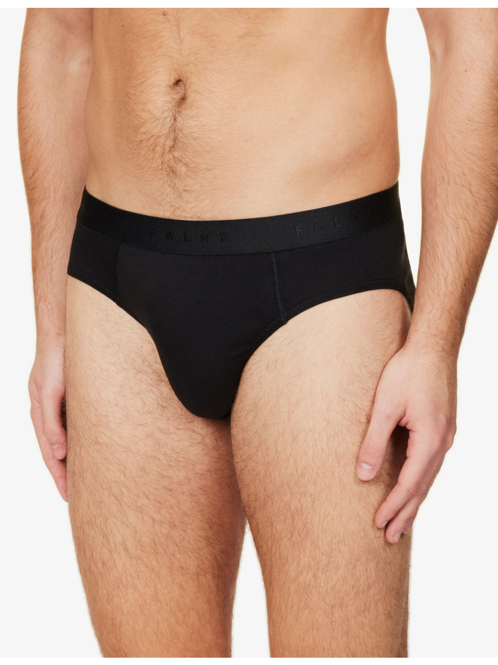 Tonal waistband pack of two stretch-cotton briefs - 5
