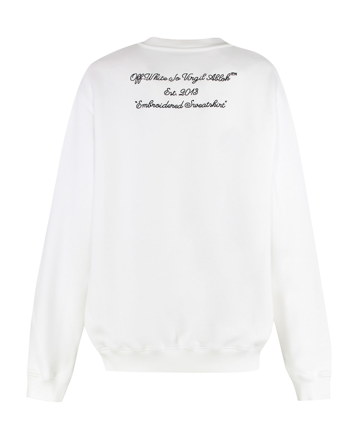 Cotton Crew-neck Sweatshirt - 2