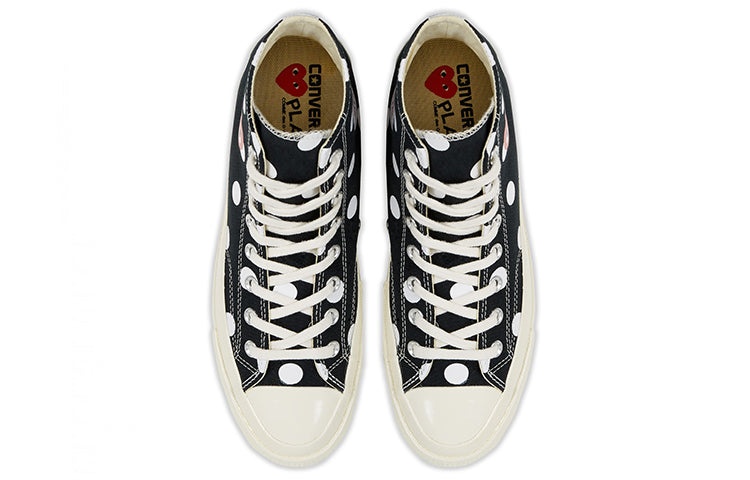 Converse x COMME des GARCONS PLAY Chuck 70 Hi 'Black Polka Dot' 157250C - 4