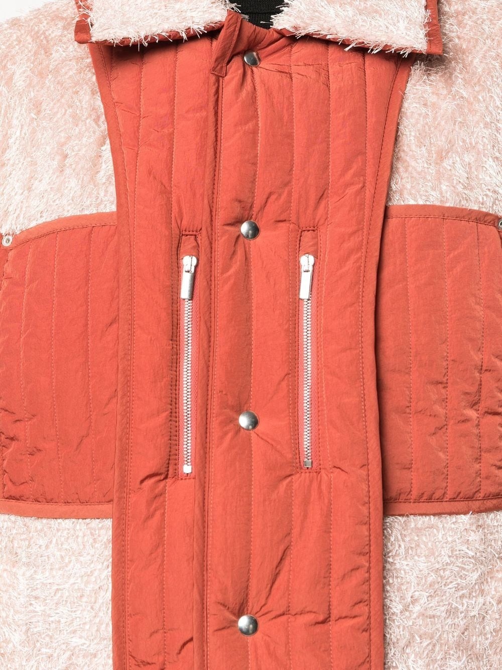 Reversible Fluffy hooded jacket - 5