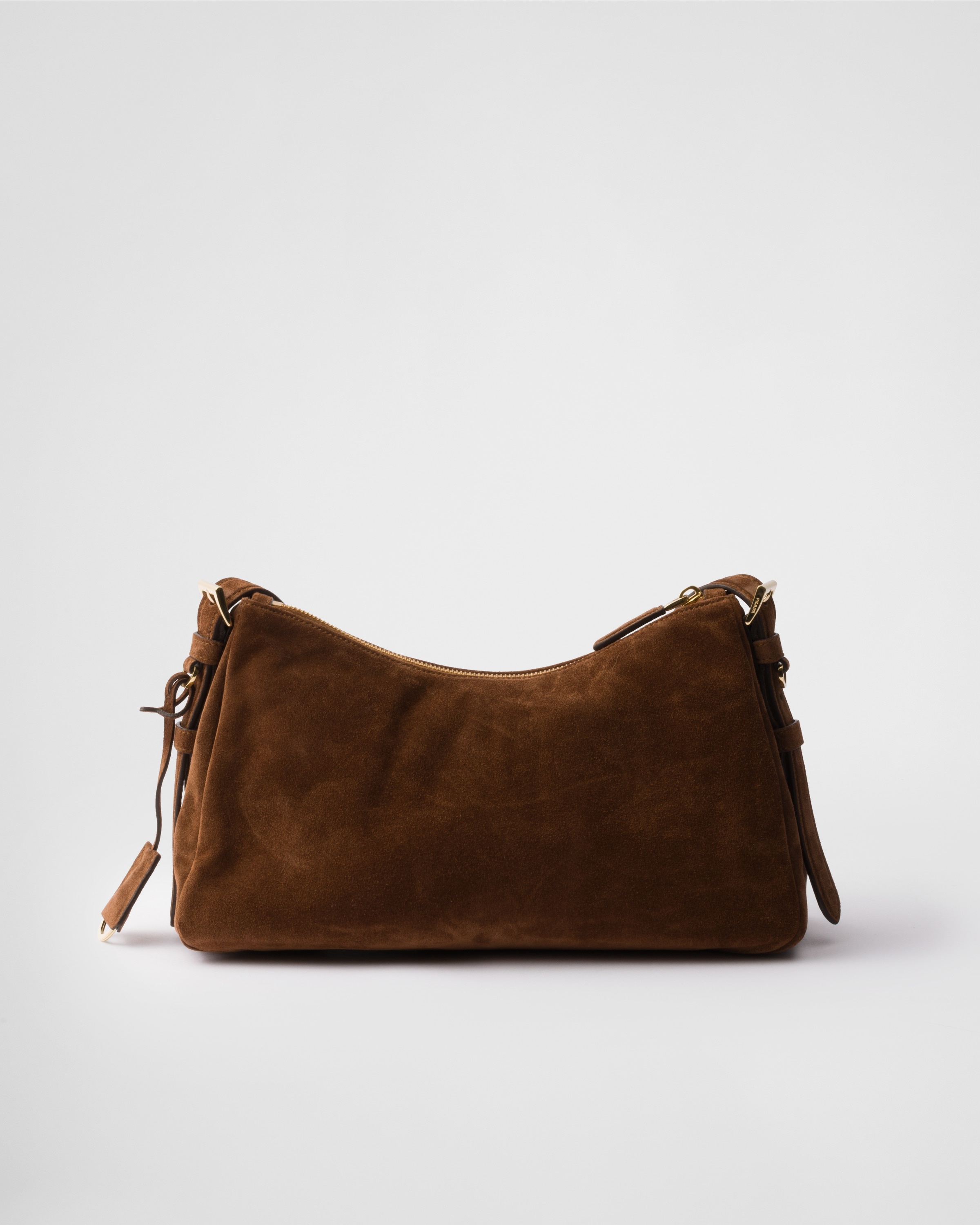 Prada Aimée medium suede shoulder bag - 4