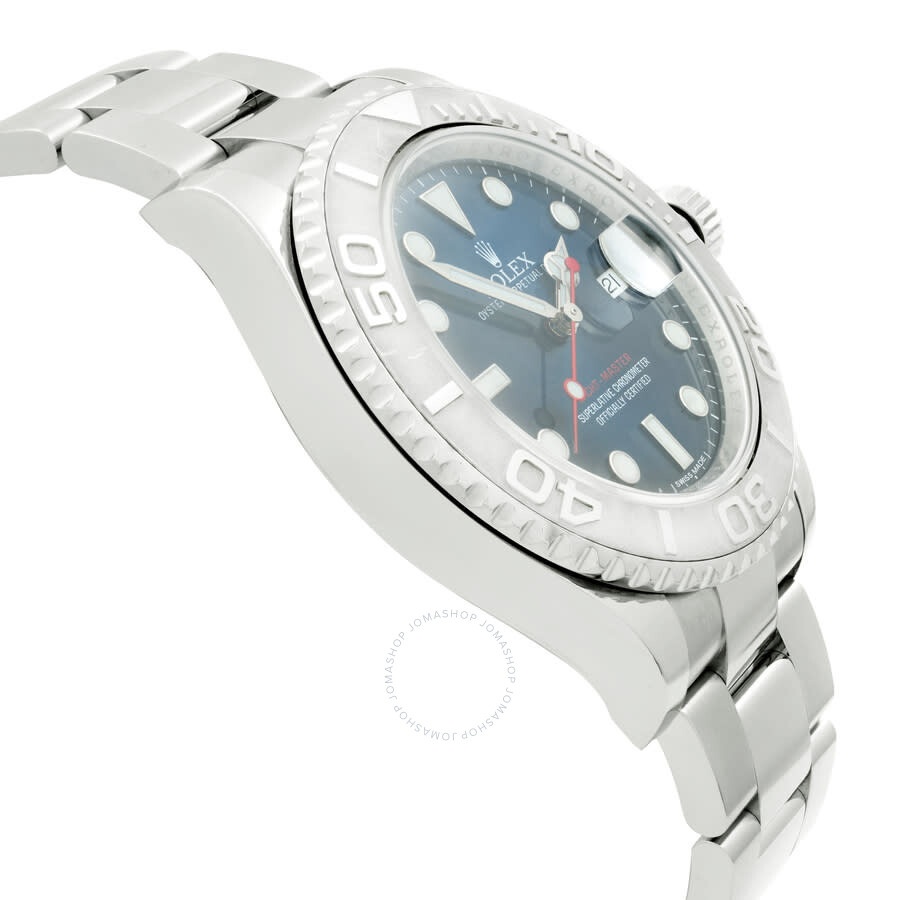 Pre-owned Rolex Yacht-Master Automatic Chronometer Blue Dial Men's Watch 116622 BLSO - 4