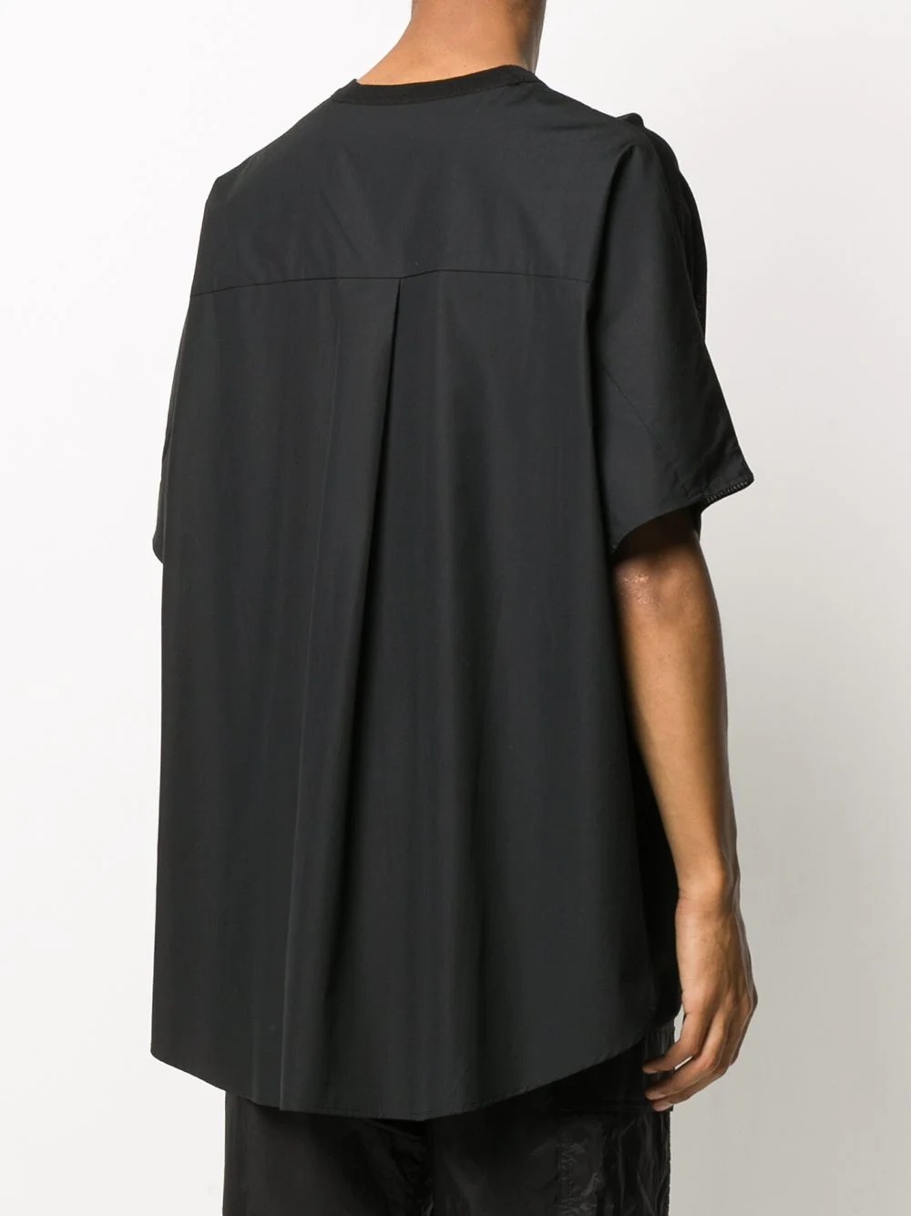 cape detail T-shirt - 4