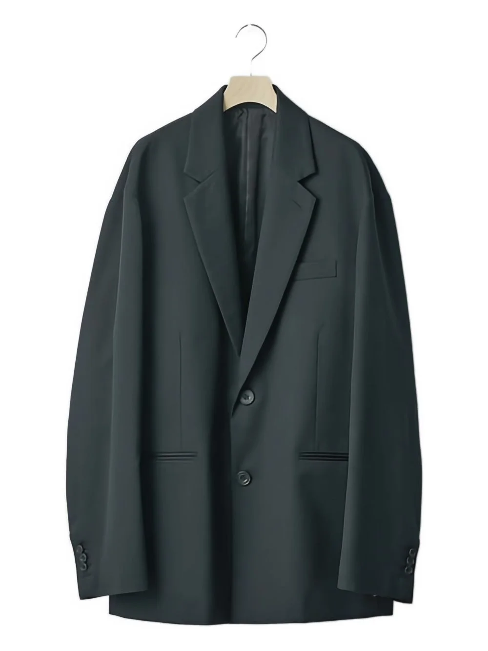 buttoned single-breasted blazer - 1