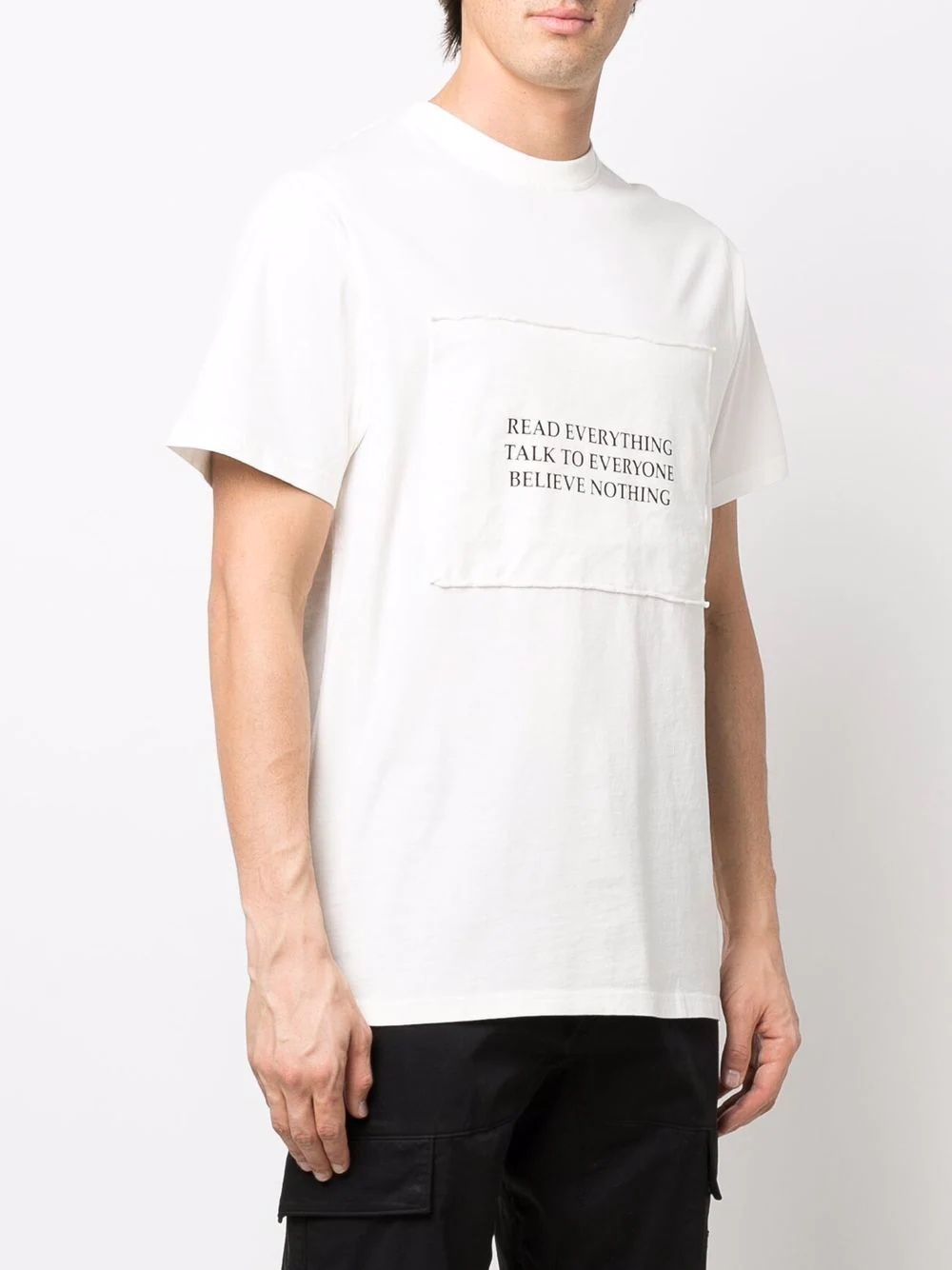 slogan-print T-shirt - 3