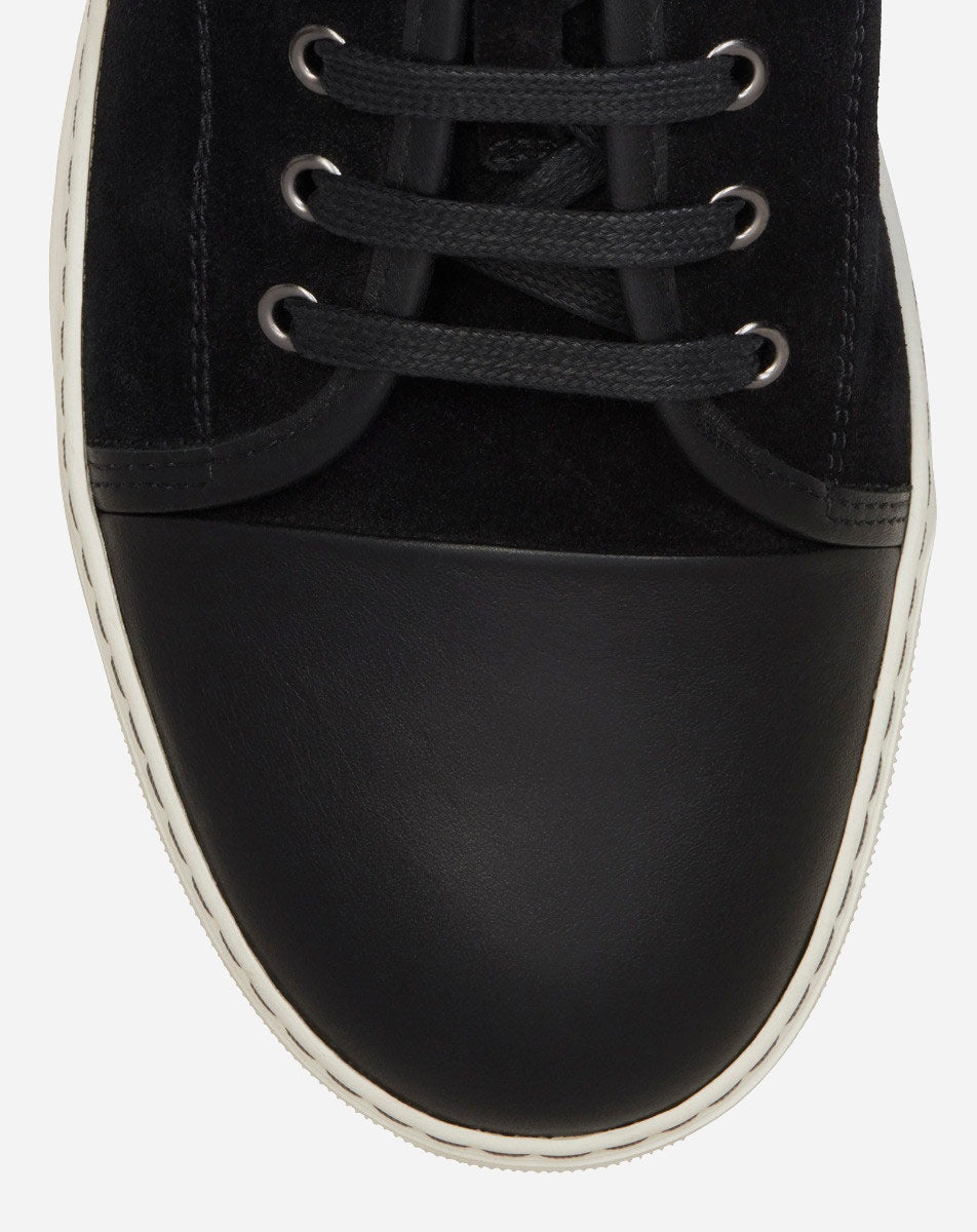 DBB1 LEATHER AND SUEDE SNEAKERS - 4