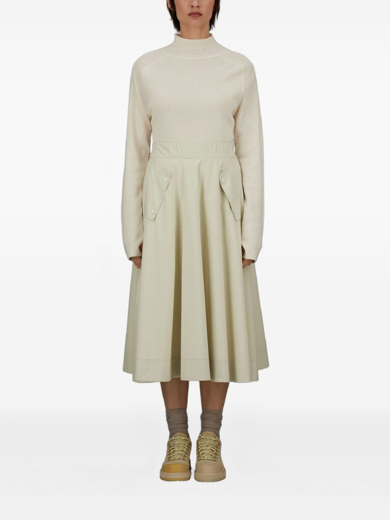 Herno pleated pocket-detail skirt outlook