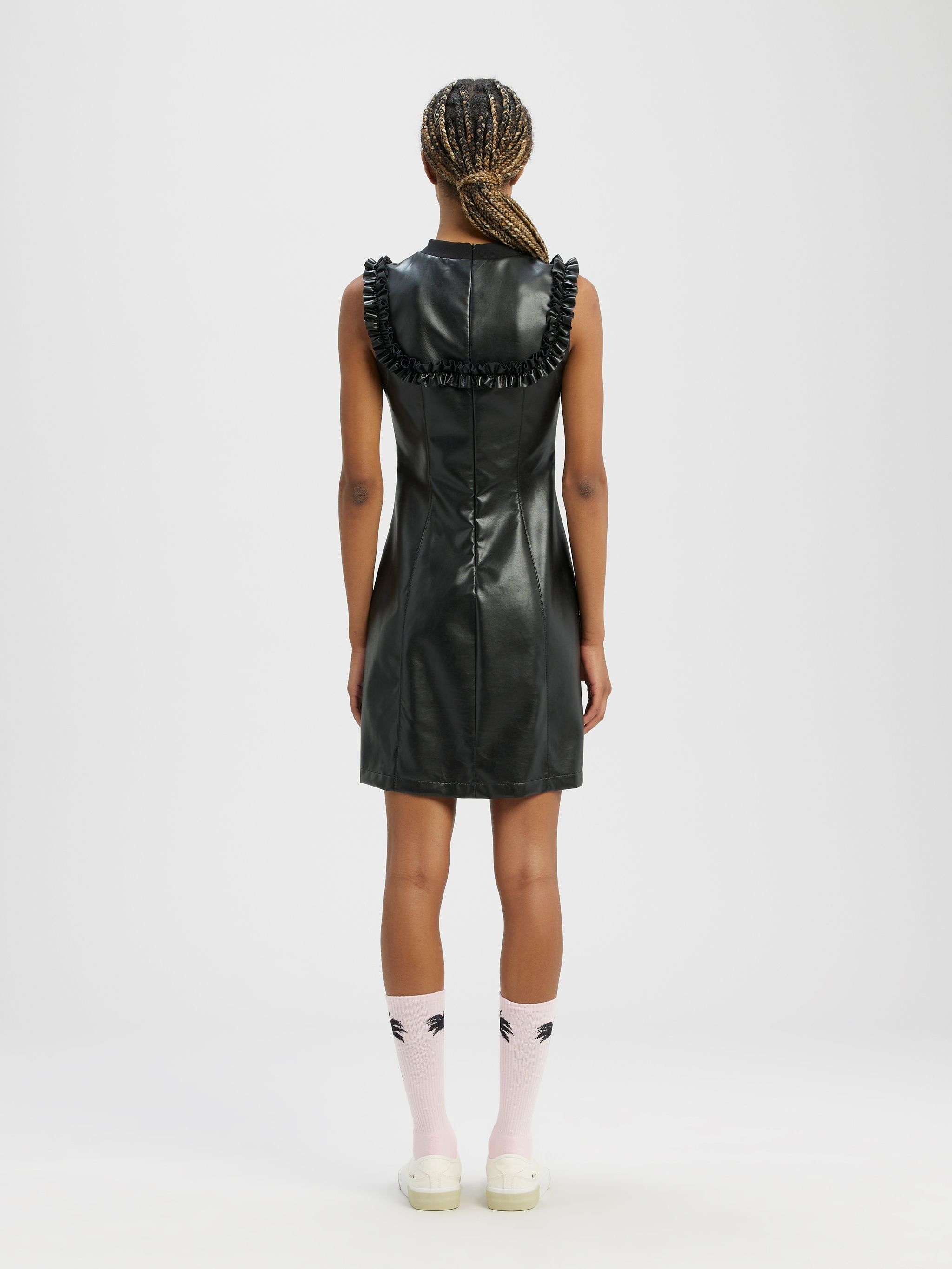 Leather Effect Mini Trac Kdress - 5