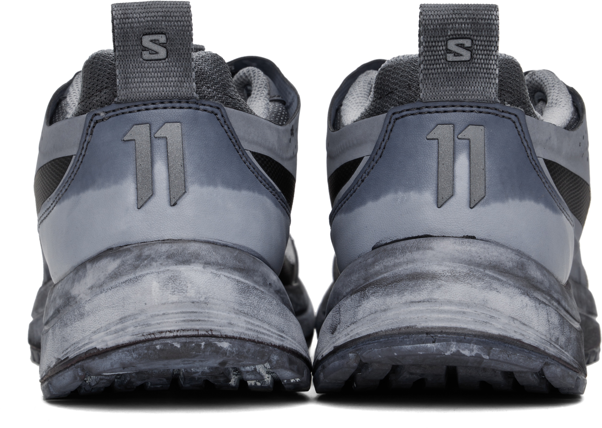 Black & Gray Salomon Edition Bamba 2 Low V2 Sneakers - 2