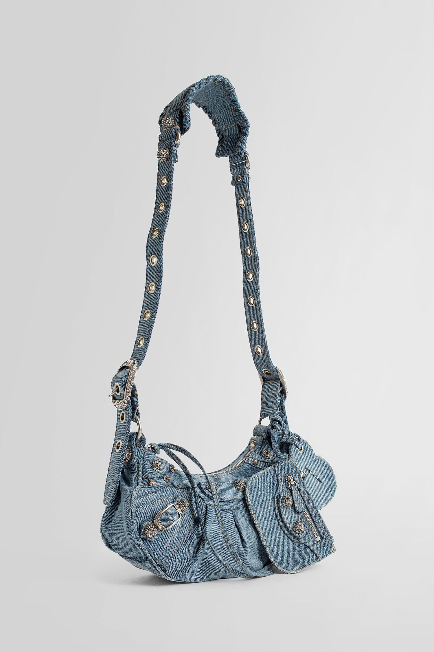 BALENCIAGA WOMAN BLUE SHOULDER BAGS - 2