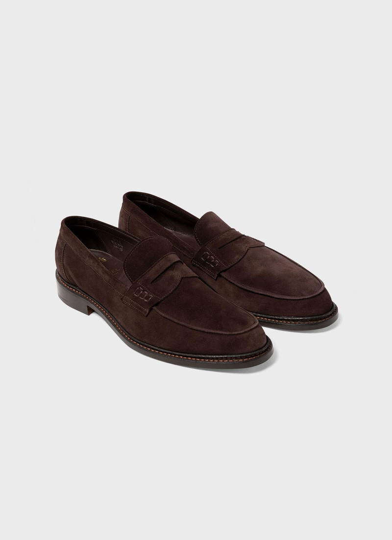 Sunspel Sunspel and Trickers Suede Loafer outlook