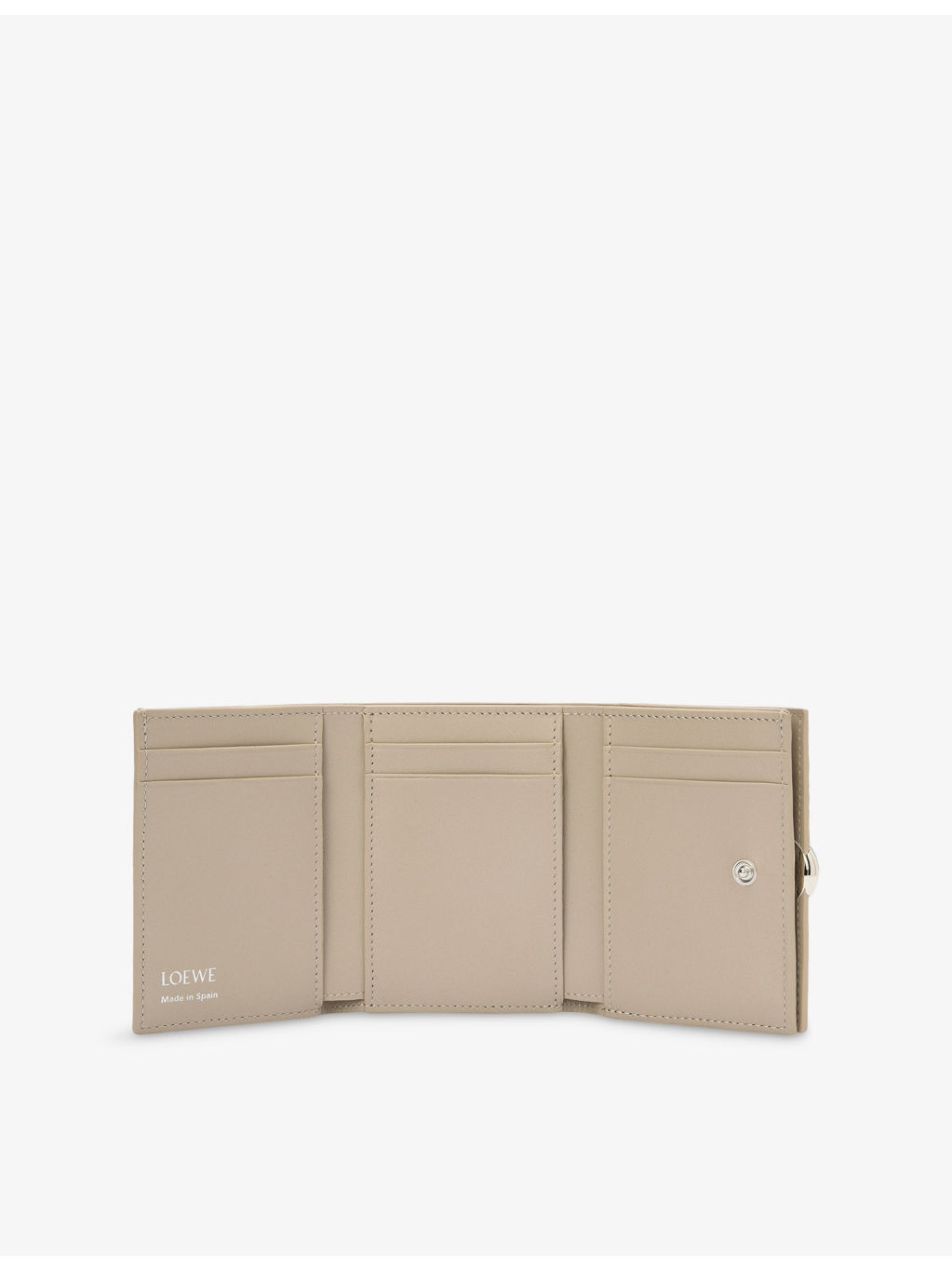 Pebble Tri-Fold Small Leather Wallet - 4