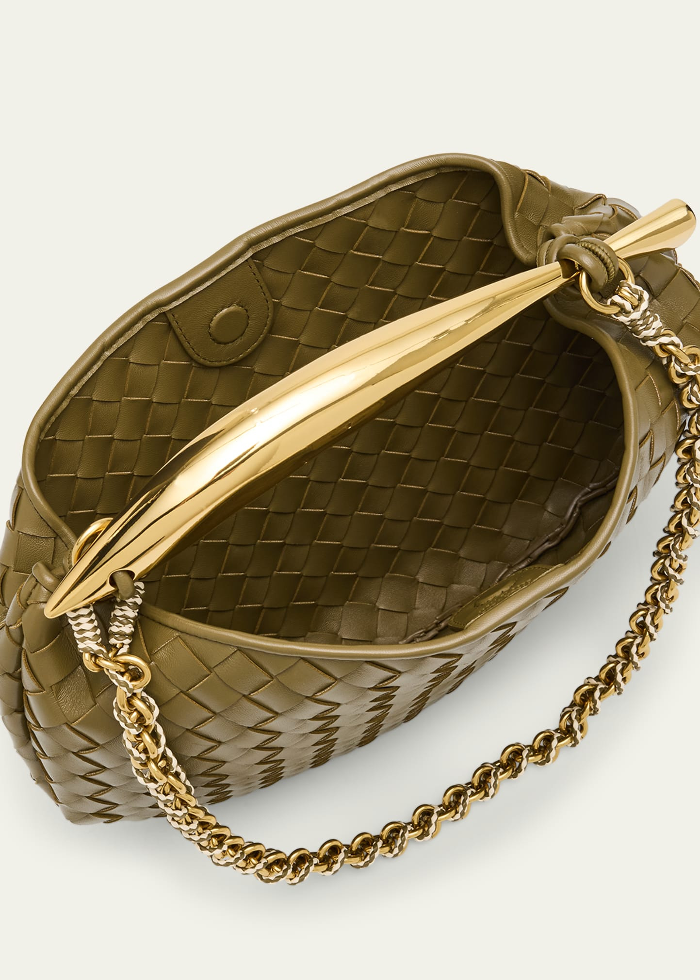 Sardine Small Nappa Leather Top-Handle Bag - 4
