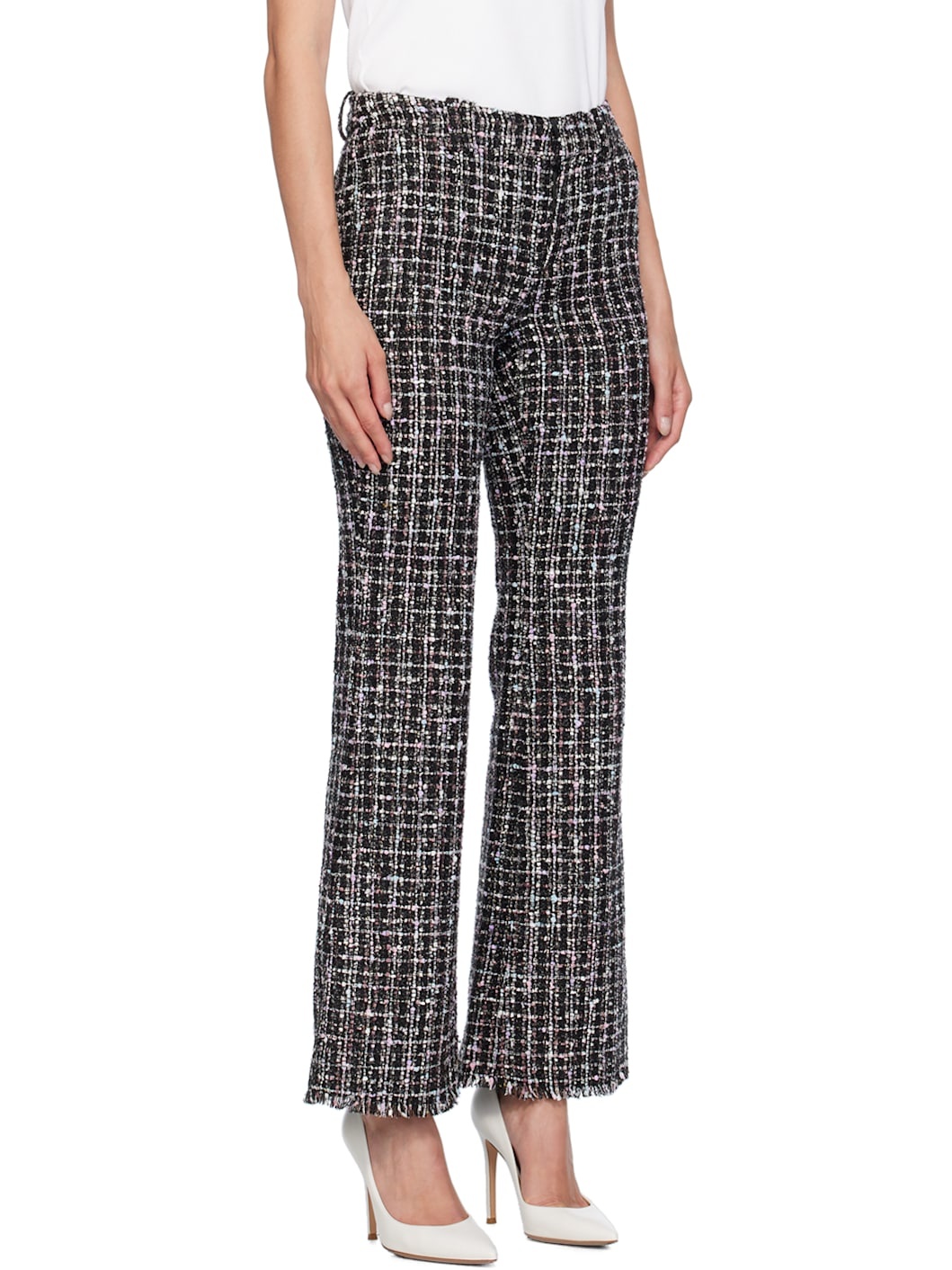 Black Flared Trousers - 2