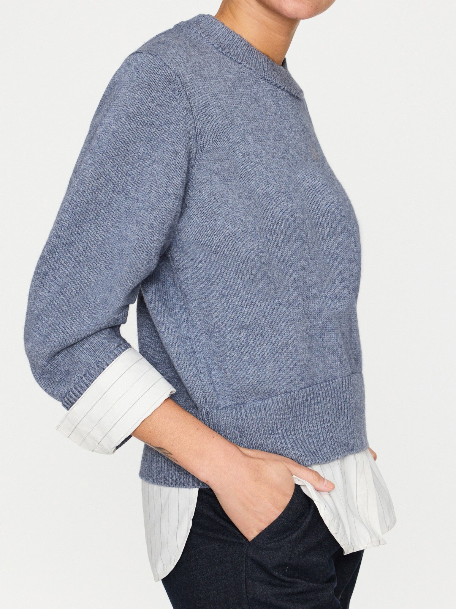 The Raya Ruched Crew Looker - 4