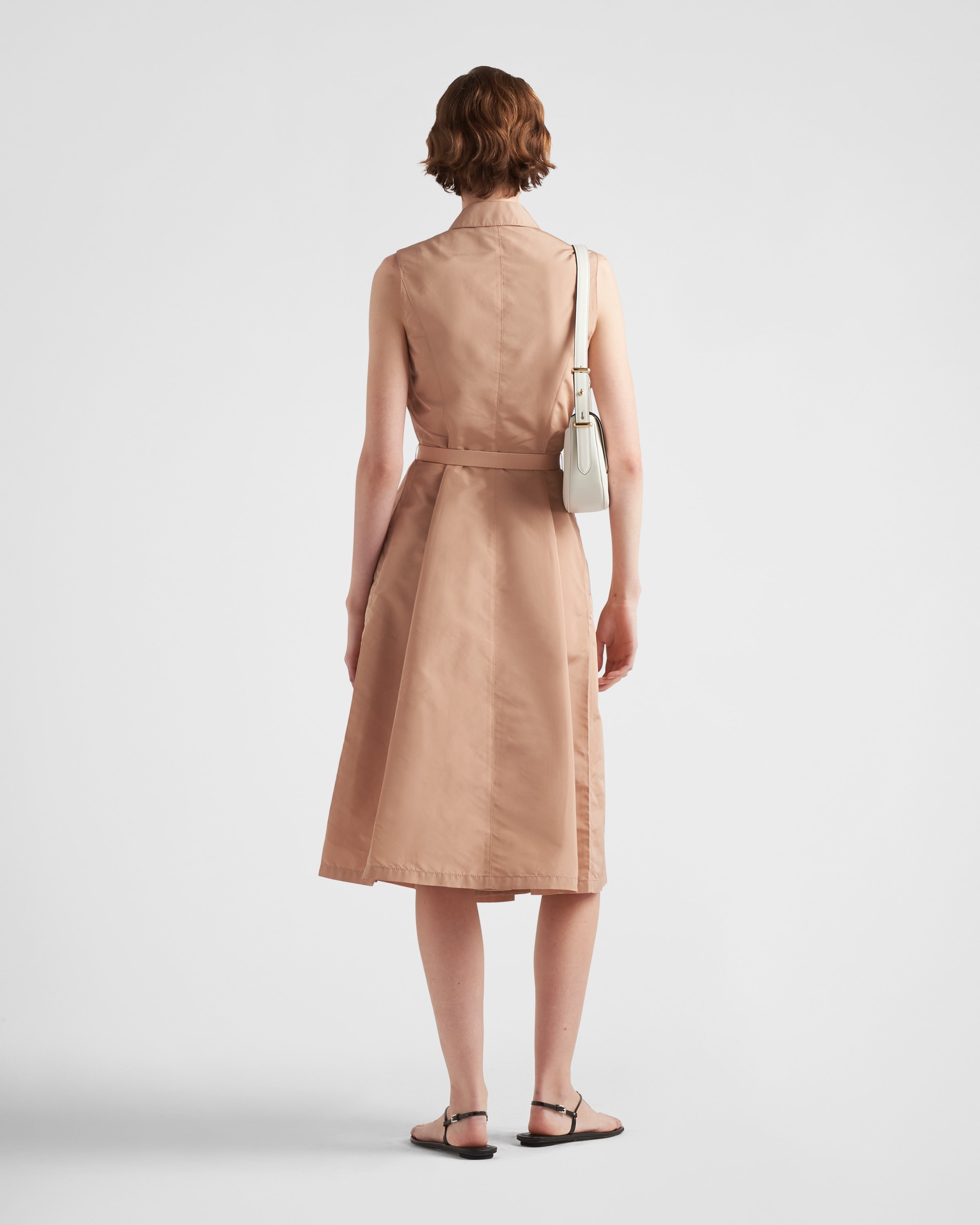 【プラダ・PRADA】Faille dress Prada Faille midi-dress | REVERSIBLE