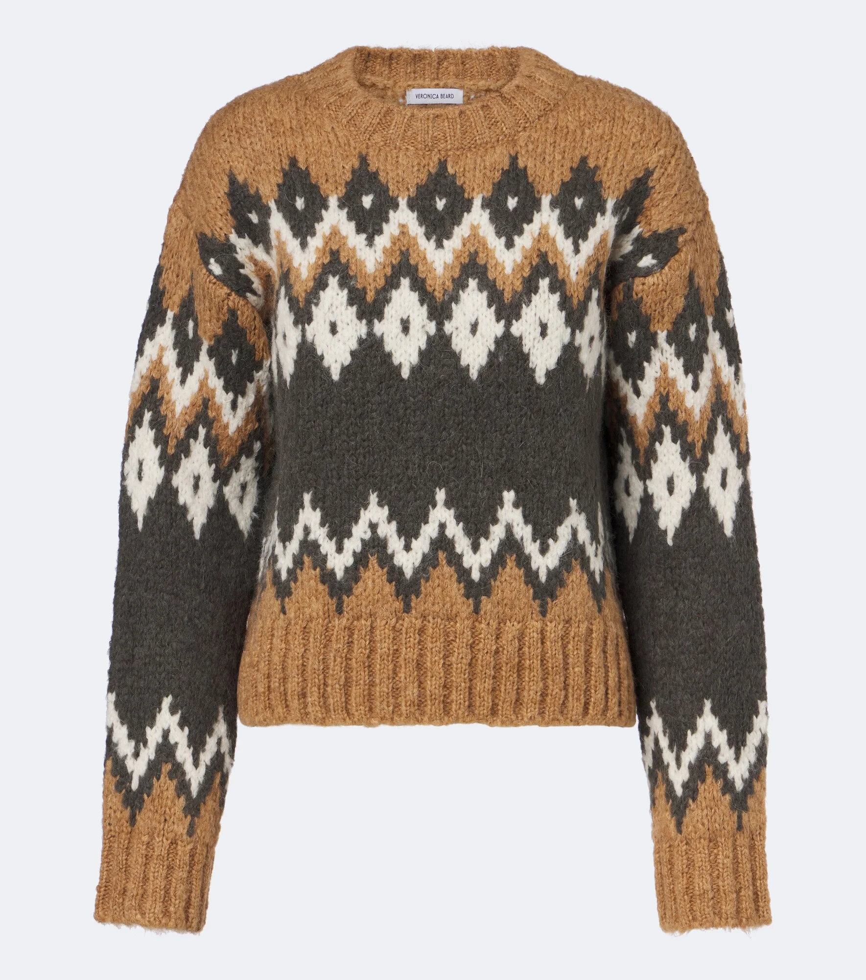 Jessalyn Fair Isle alpaca and wool-blend sweater - 1