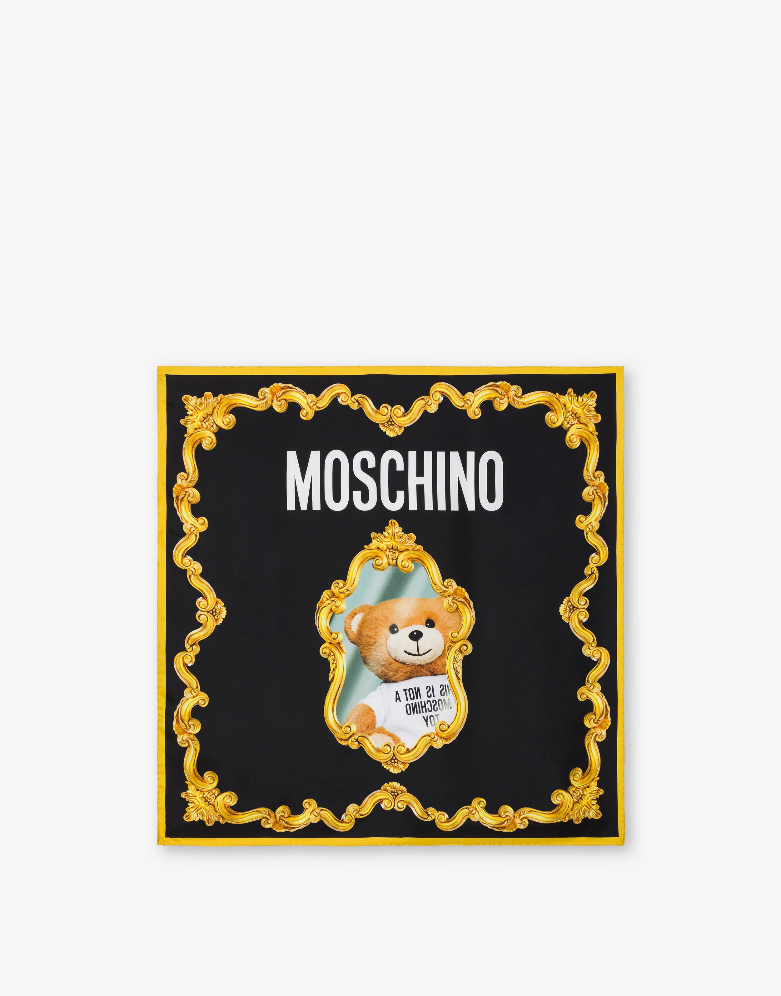 MIRROR TEDDY BEAR NECKERCHIEF - 1