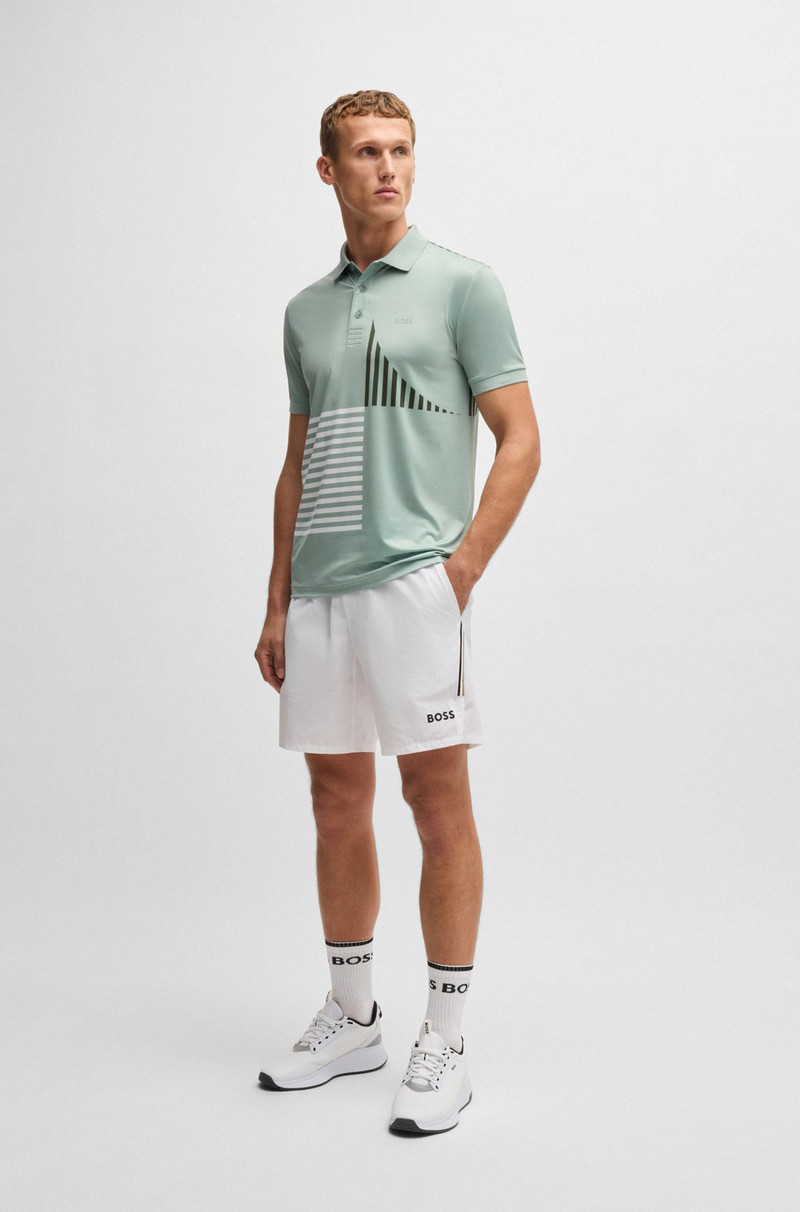 BOSS PADDY ACTIVE STRETCH-JERSEY POLO SHIRT WITH DIGITAL PRINT outlook