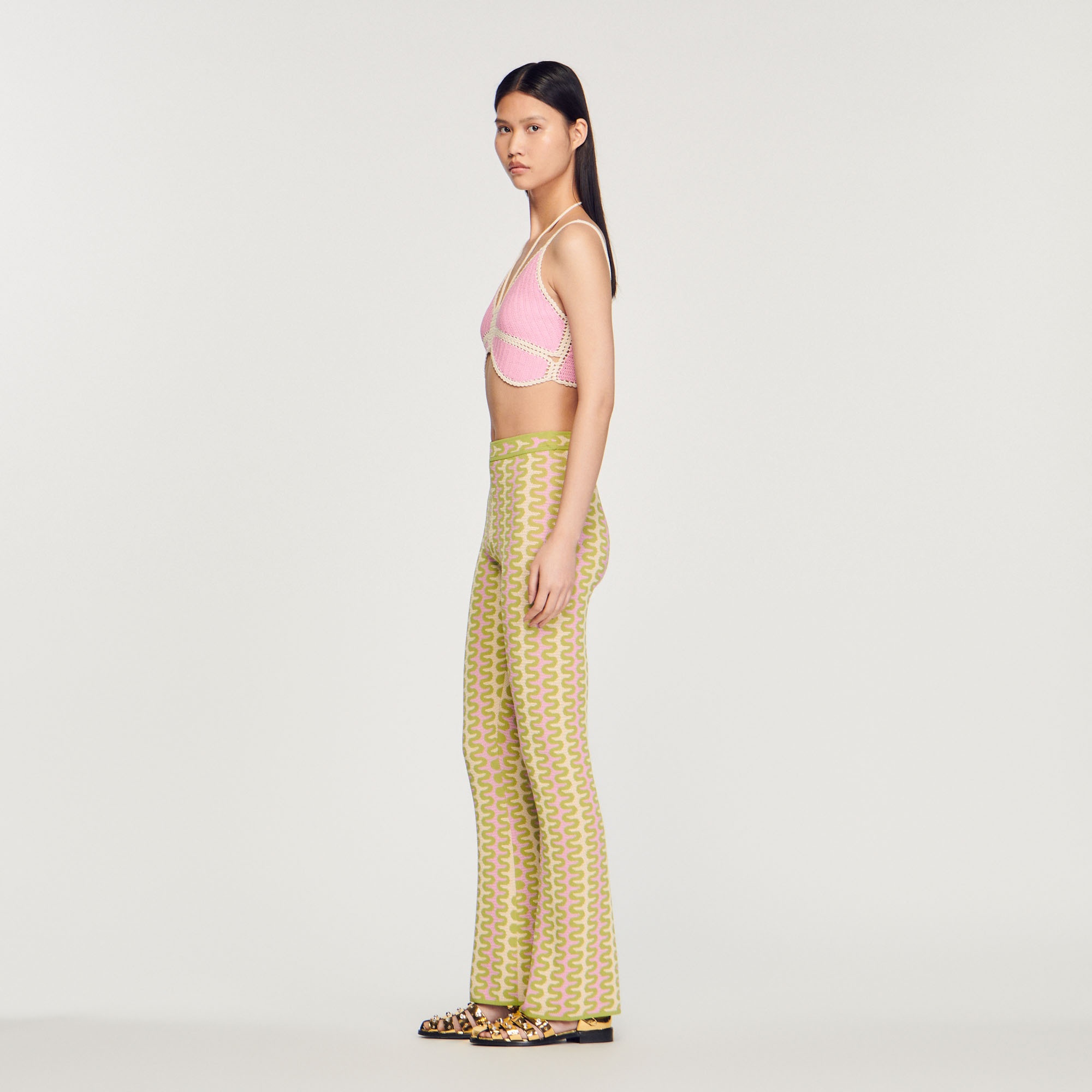 Patterned knit pants - 7