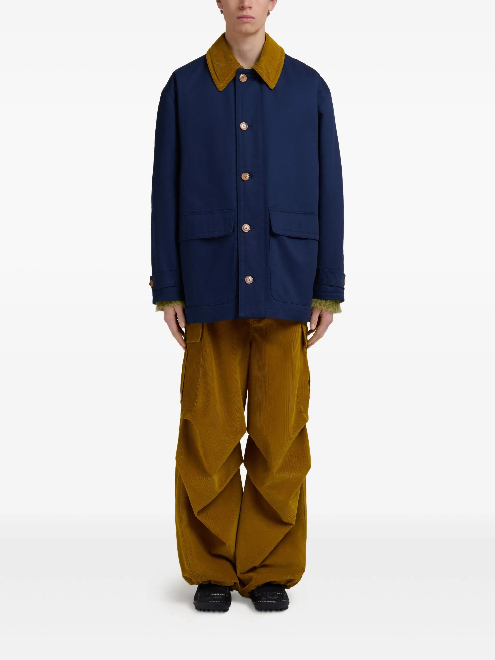button-up coat - 2