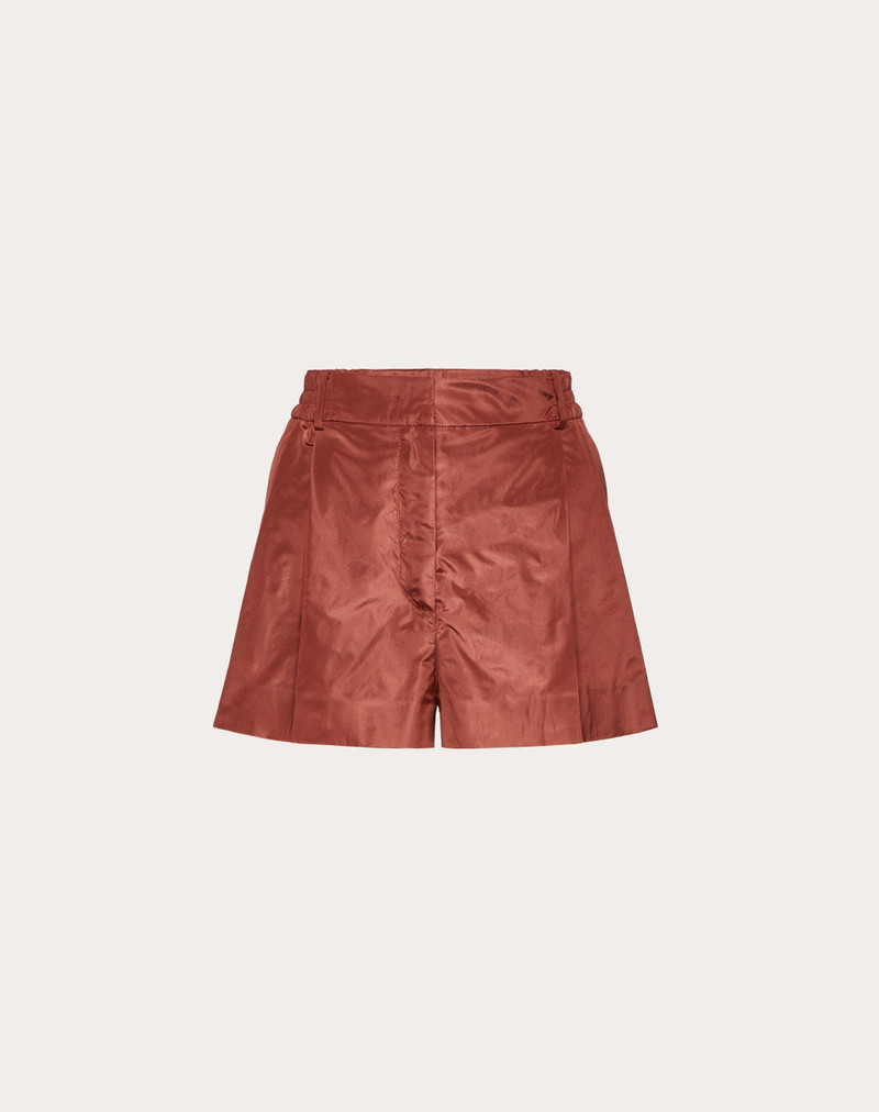 WASHED TAFFETA SHORTS - 1