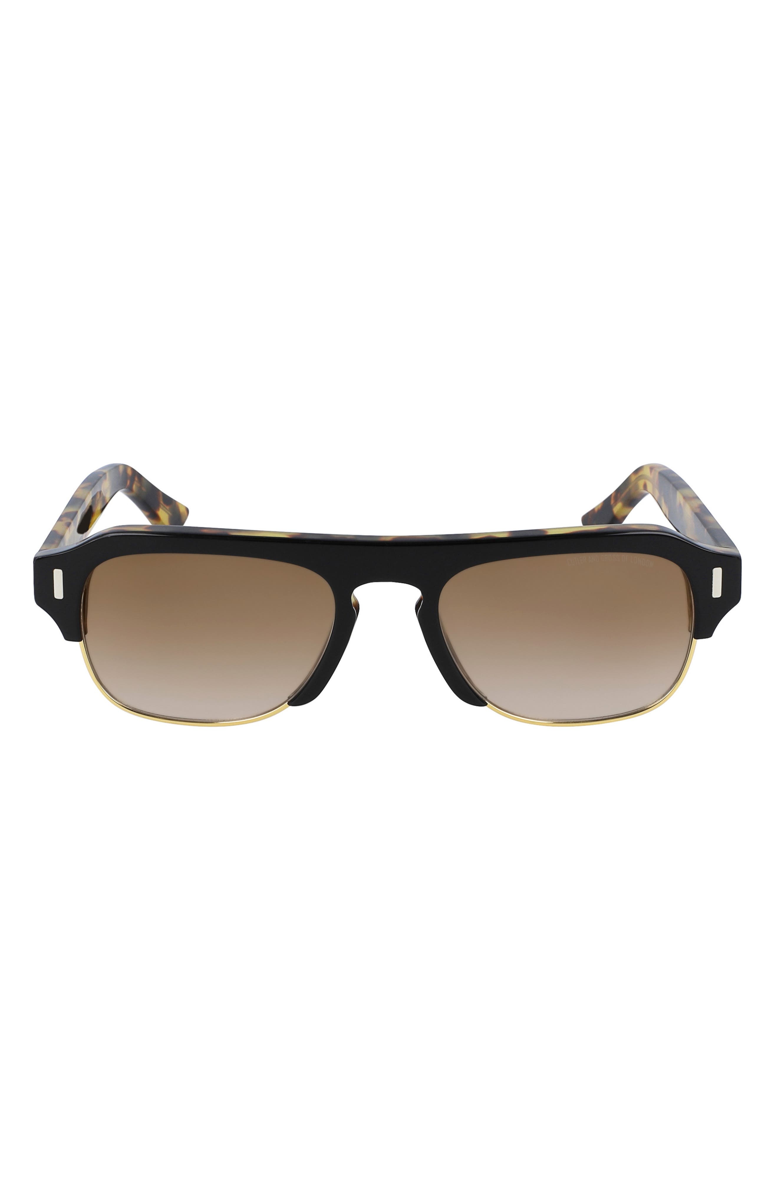 56mm Flat Top Sunglasses in Camouflage/Gradient - 1