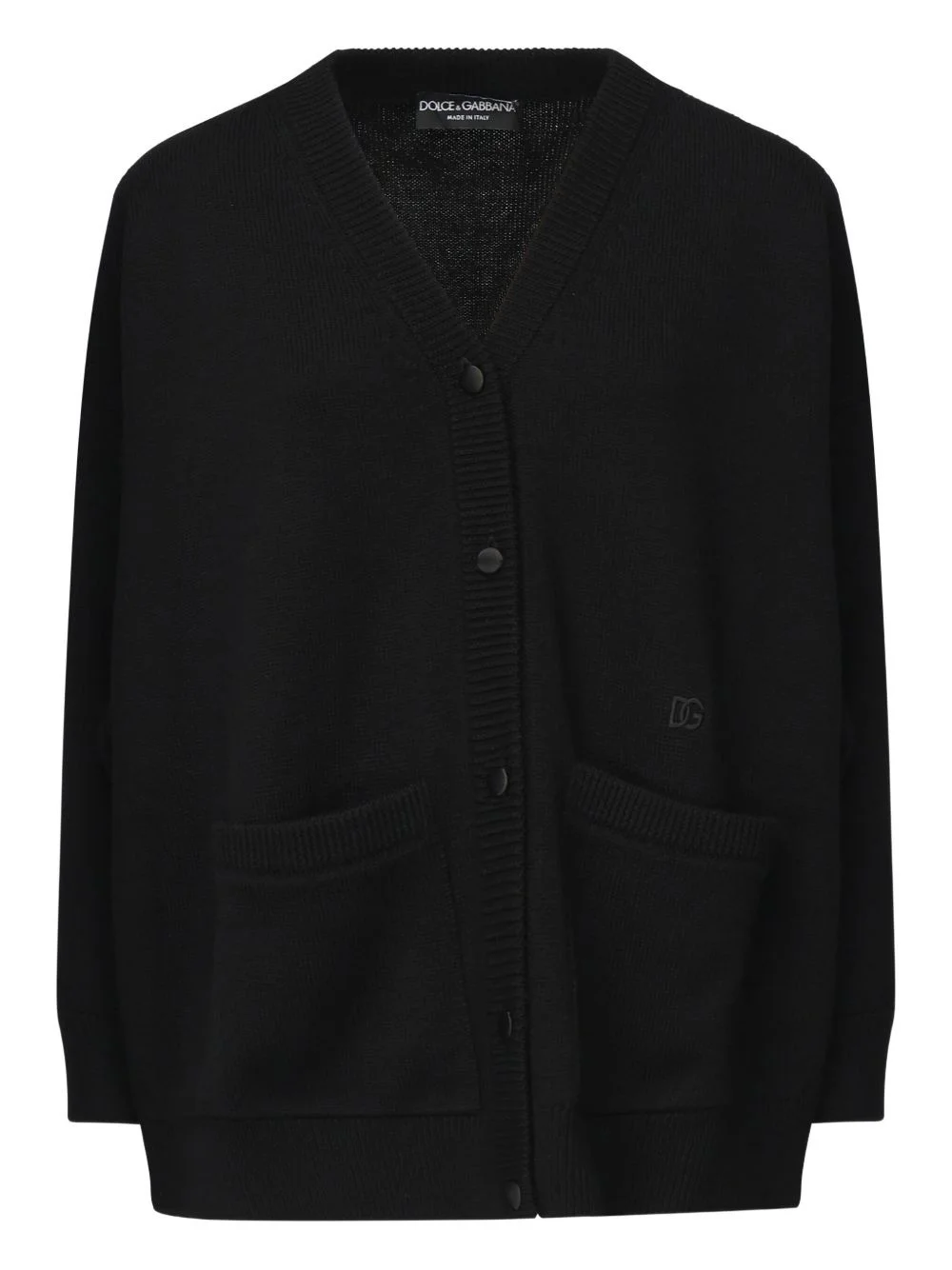 buttoned patch-pocket cardigan - 1