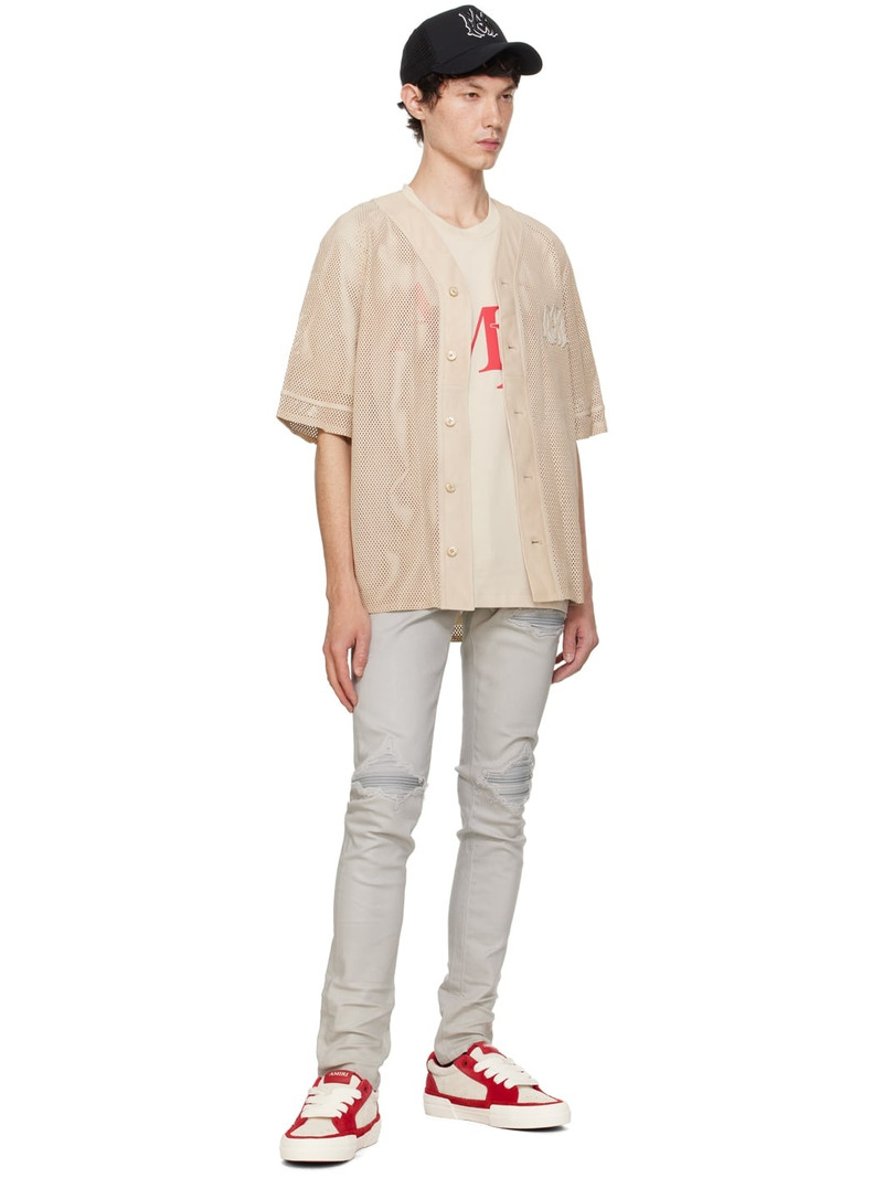 AMIRI Gray Wax MX1 Jeans outlook