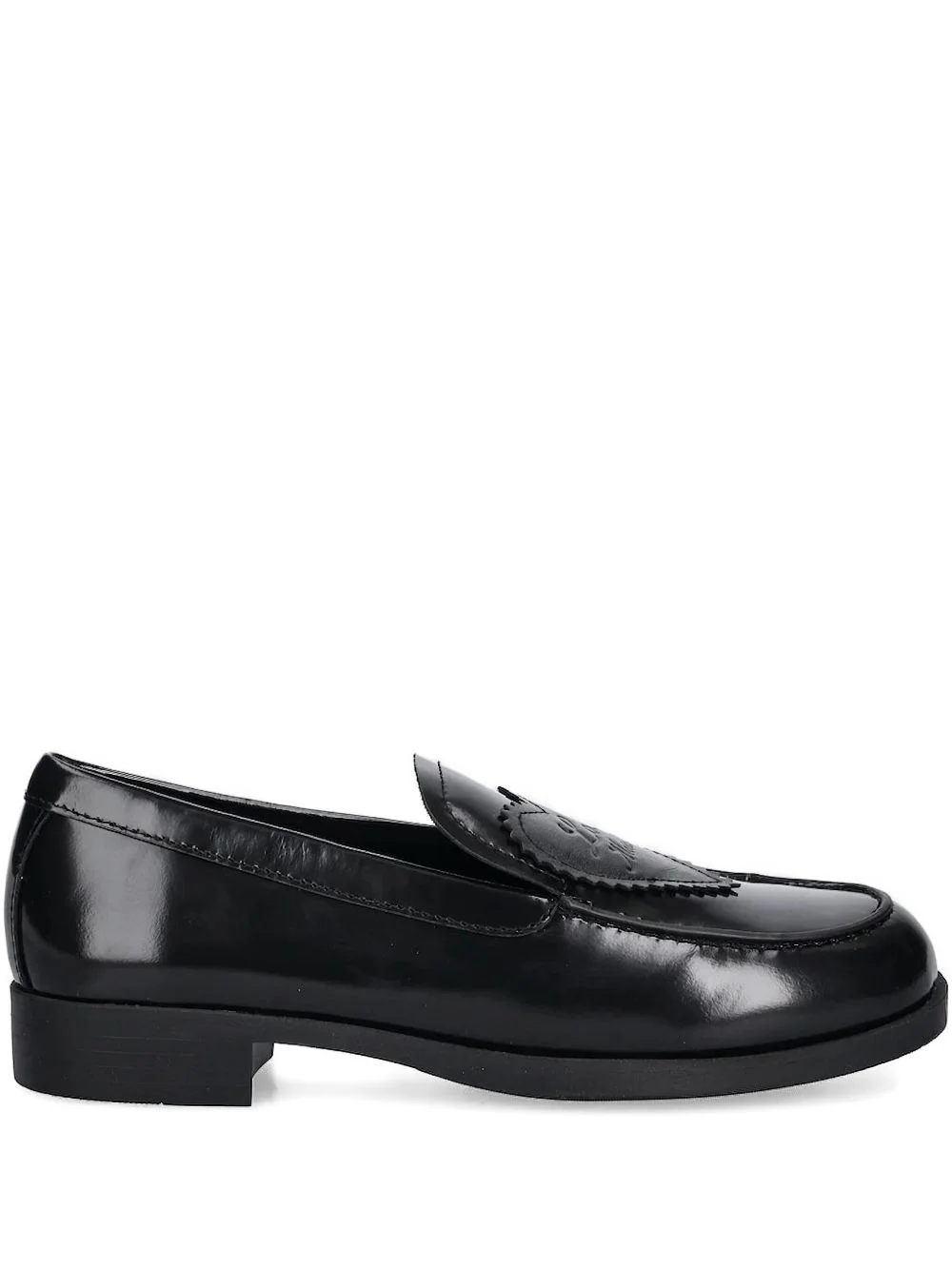 heart logo loafers - 1