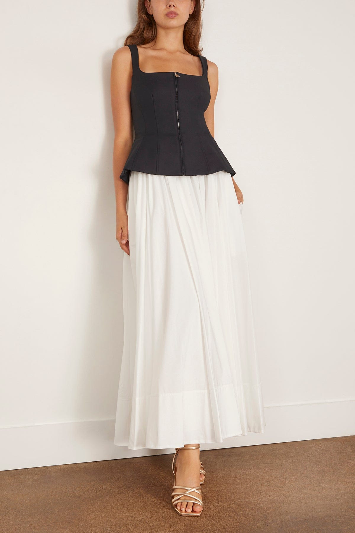 Jolynn Sleeveless Midi Dress in Black Multi - 3