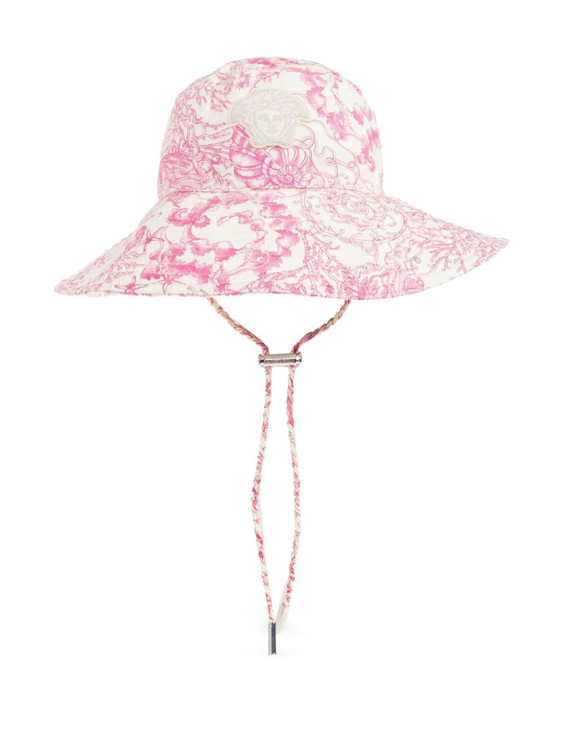 Medusa Head printed bucket hat 1