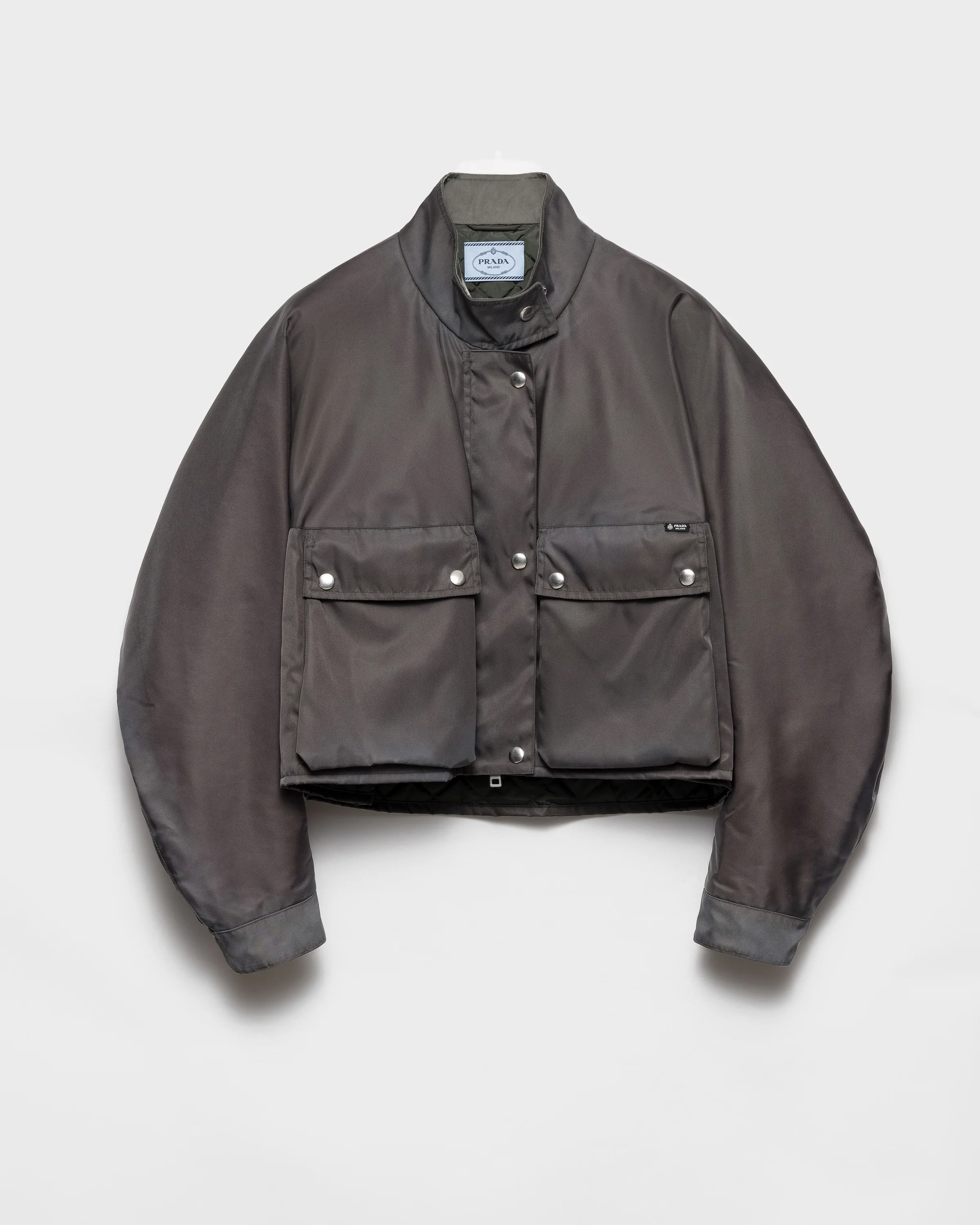 Washed Re-Nylon blouson jacket - 1