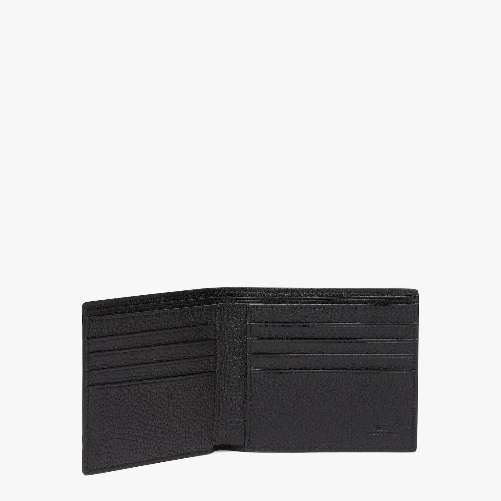 Black leather bi-fold wallet - 3