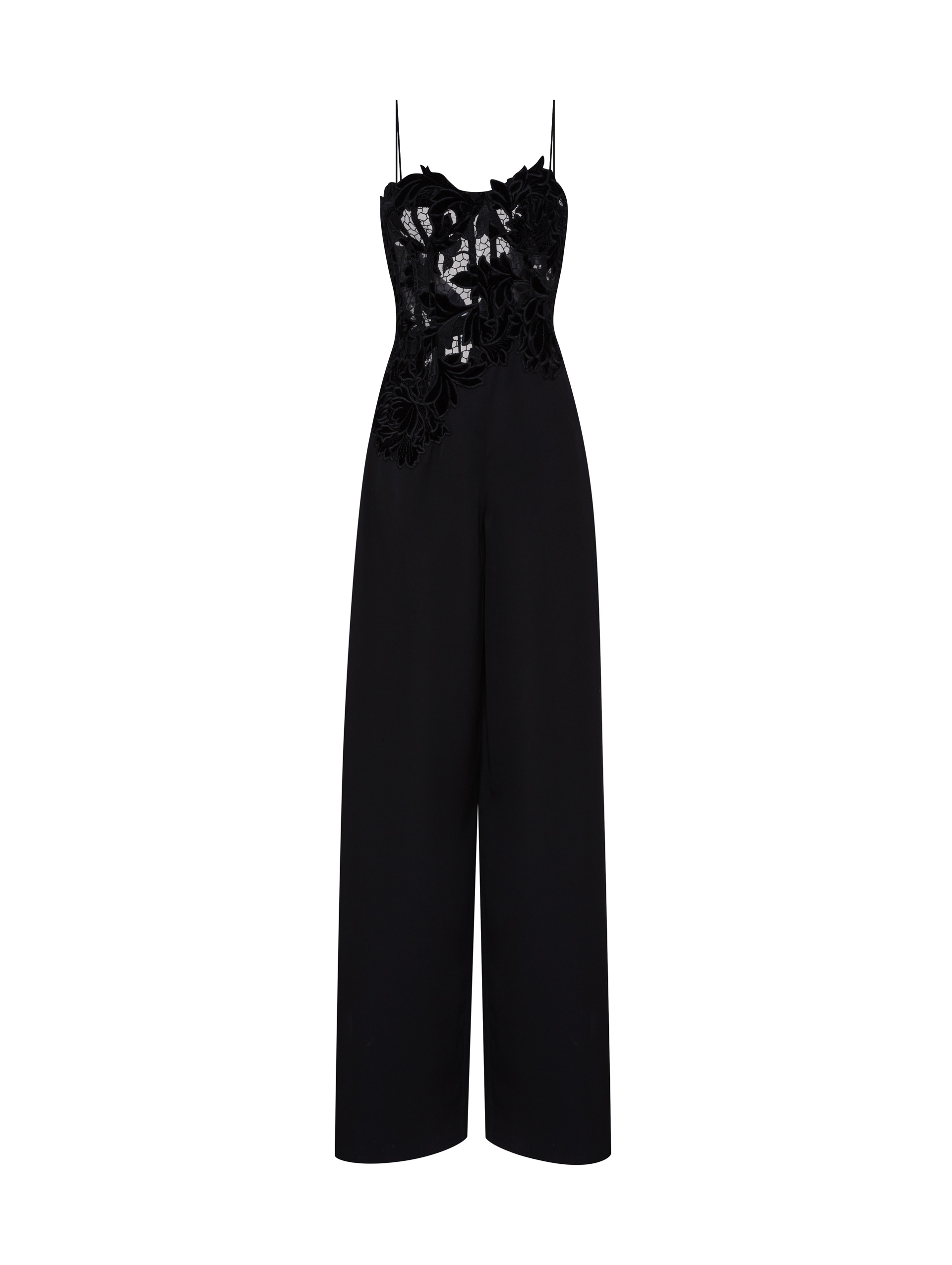 PEONY VELVET GUIPURE JUMPSUIT - 5