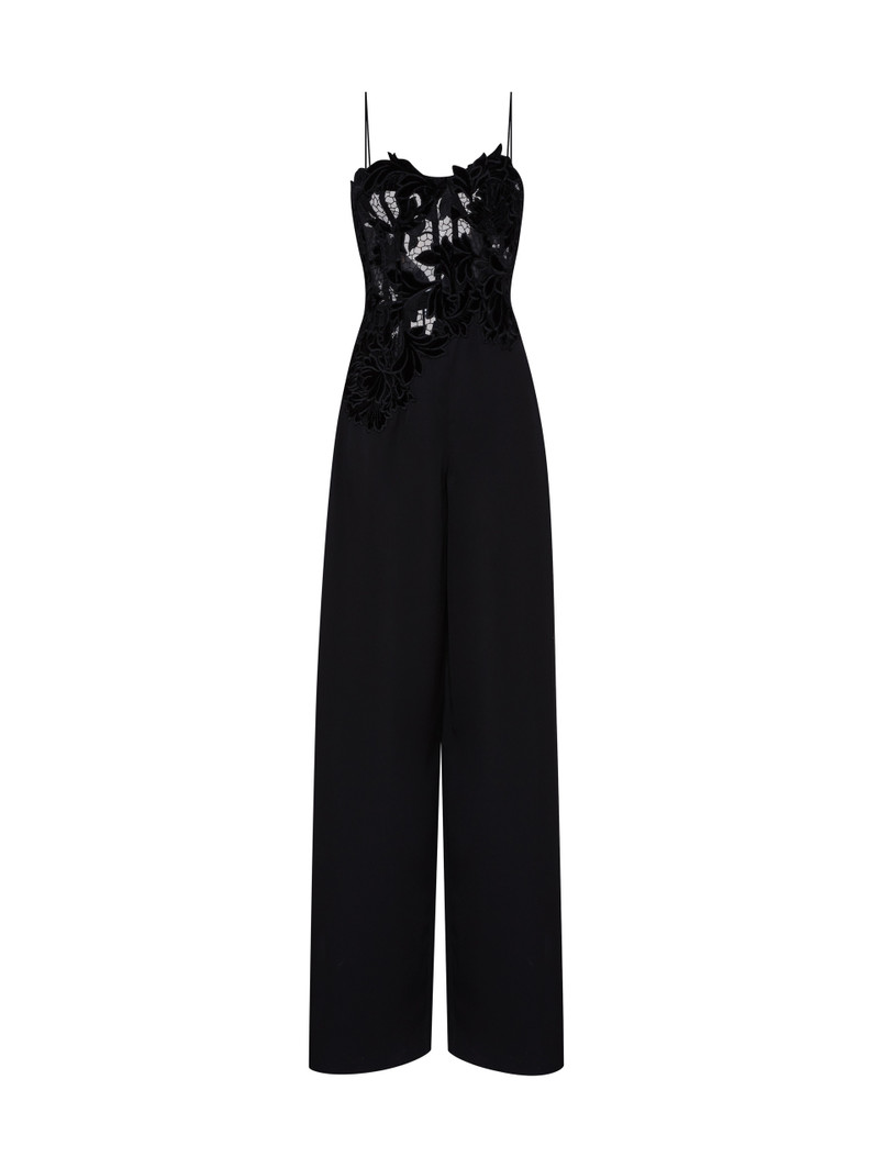 PEONY VELVET GUIPURE JUMPSUIT 5