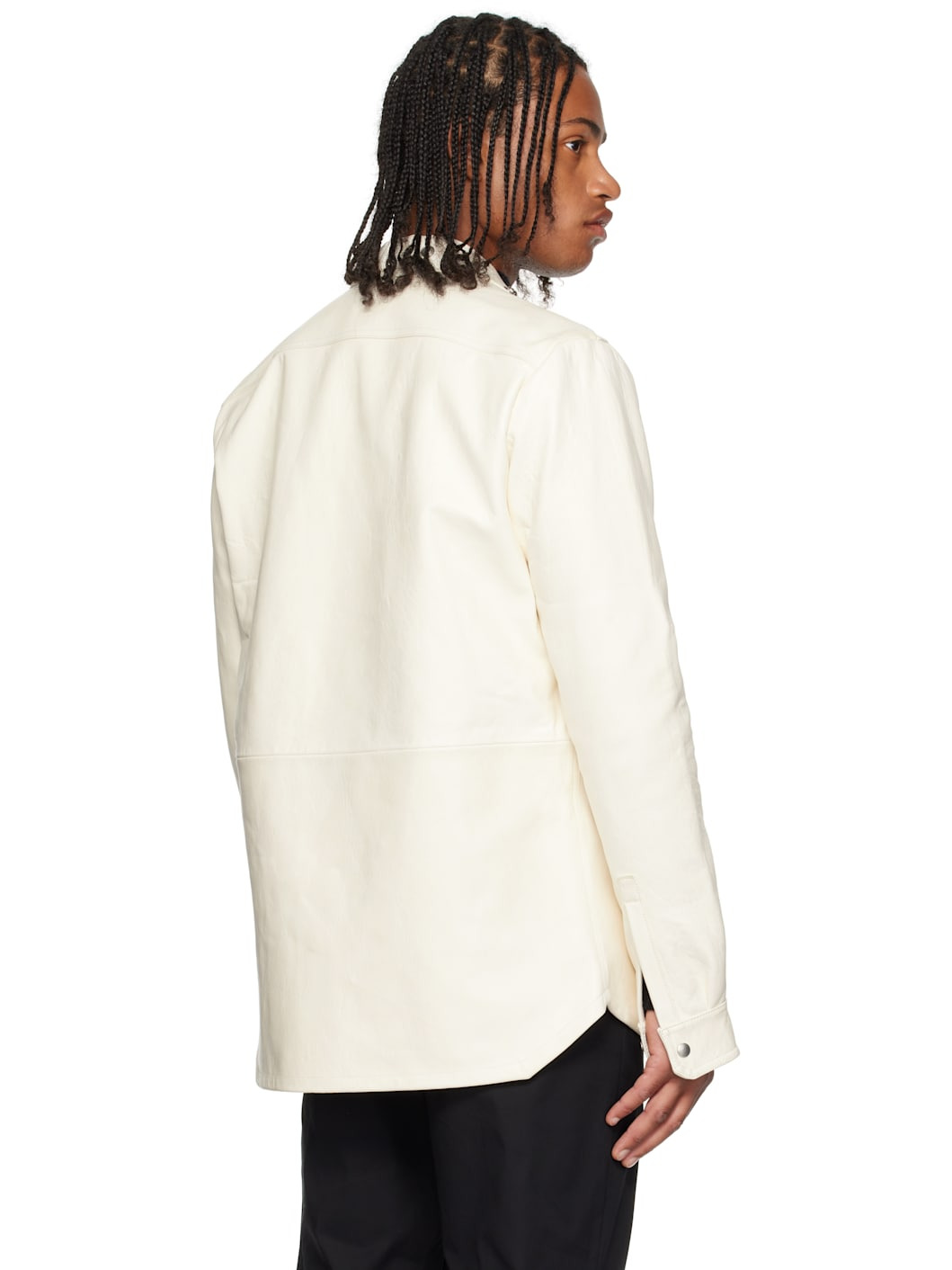 Off-White Concordians Larry Fogpocket Leather Jacket - 3